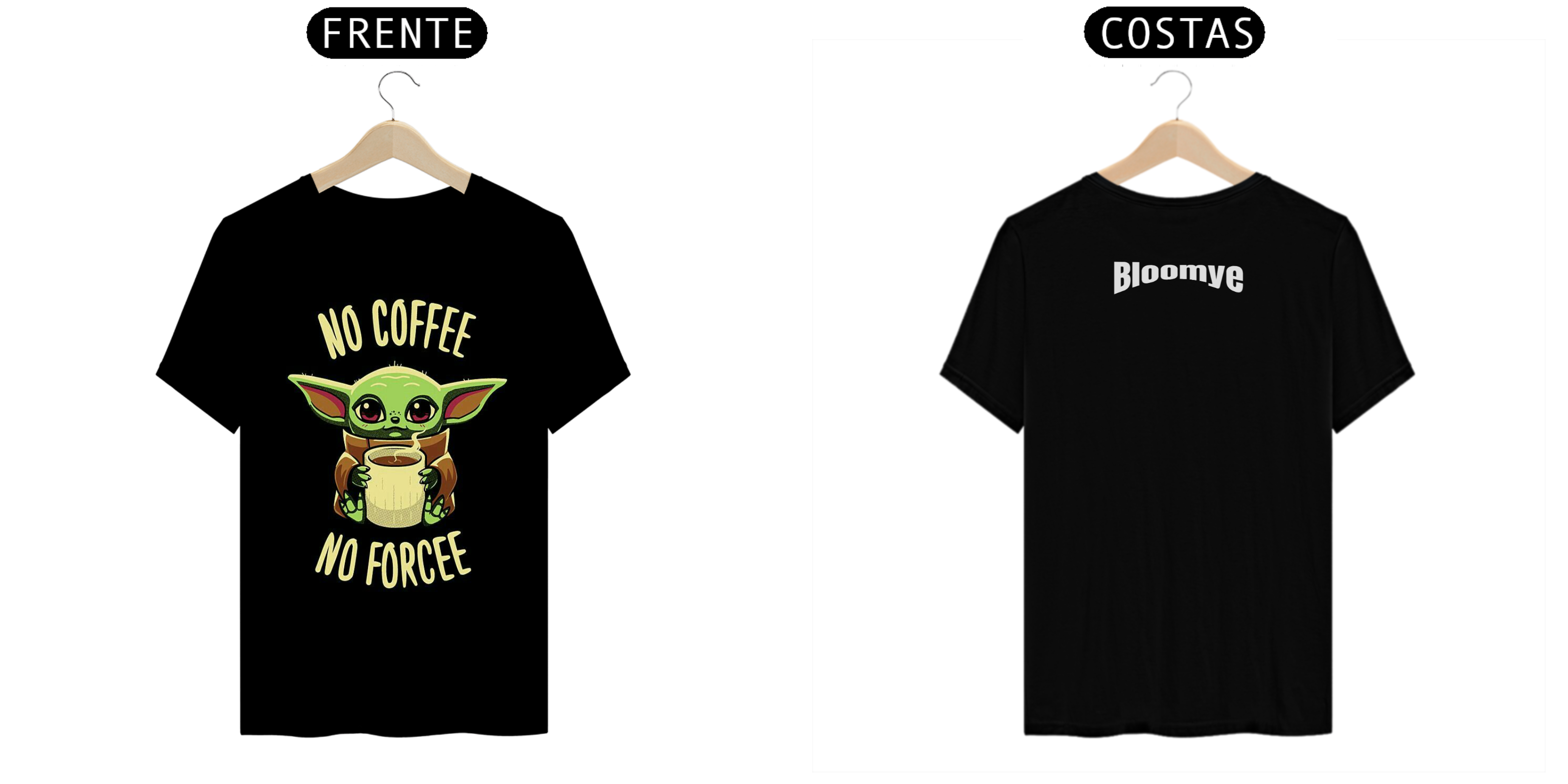 T-shirt Baby Grogu Coffe