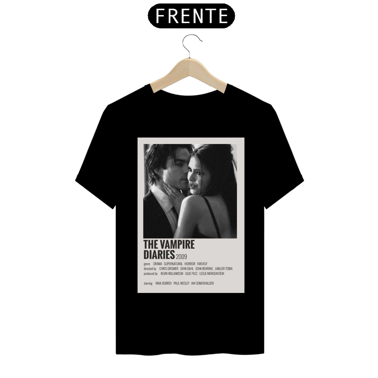 T-shirt The vampire diaries Elena e Damon 