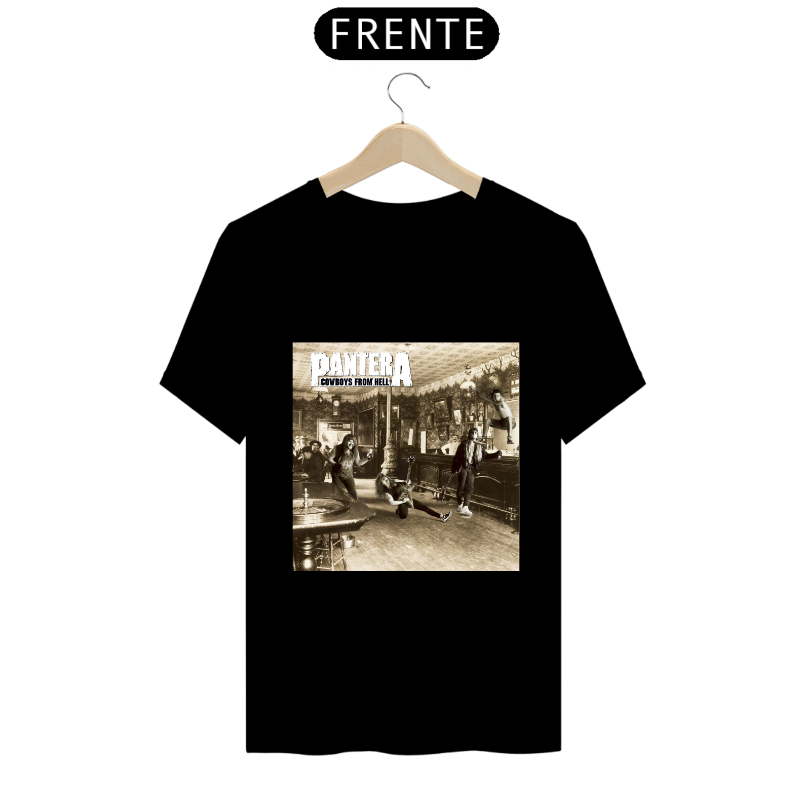Camiseta - Pantera  cowboys from hell