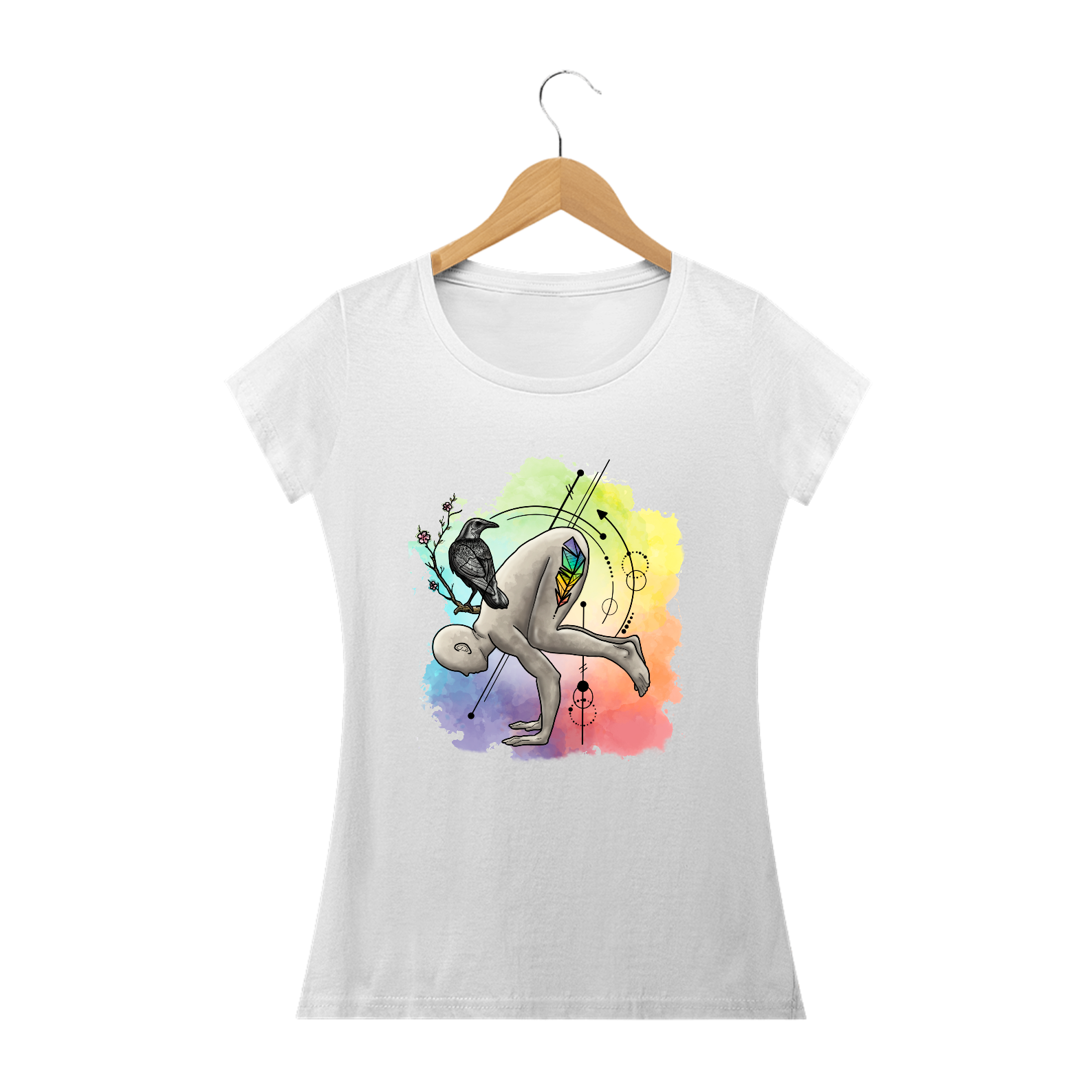 Baby Long Ilustração Yoga trilhart