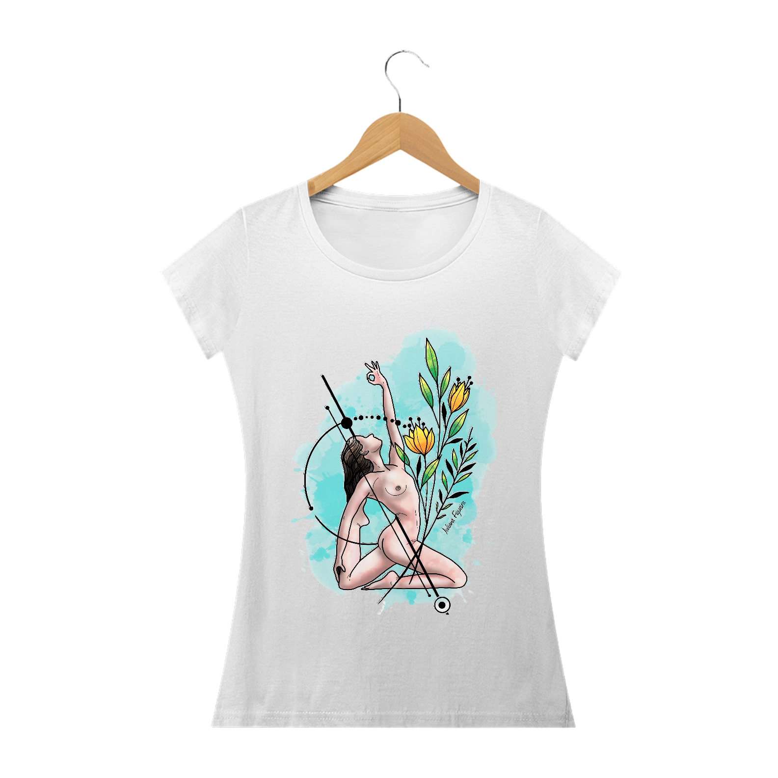 Baby Long Ilustração Yoga Trilhart