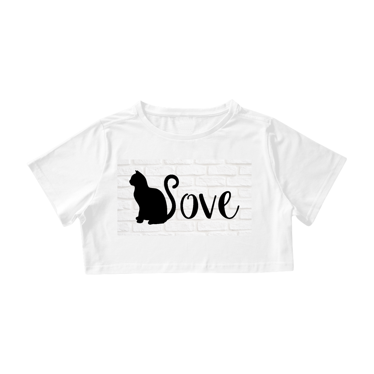 Cropped Gatinho love