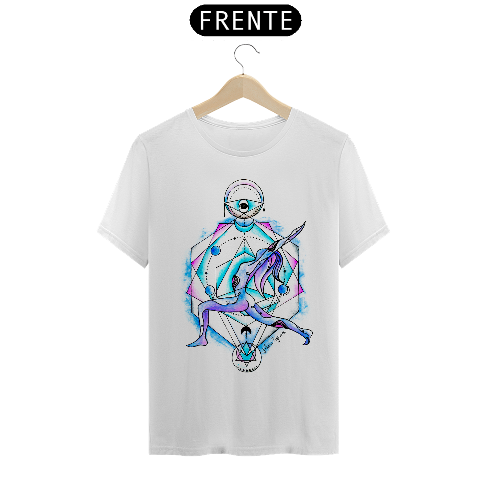 Camiseta Masculina  Ilustração Yoga