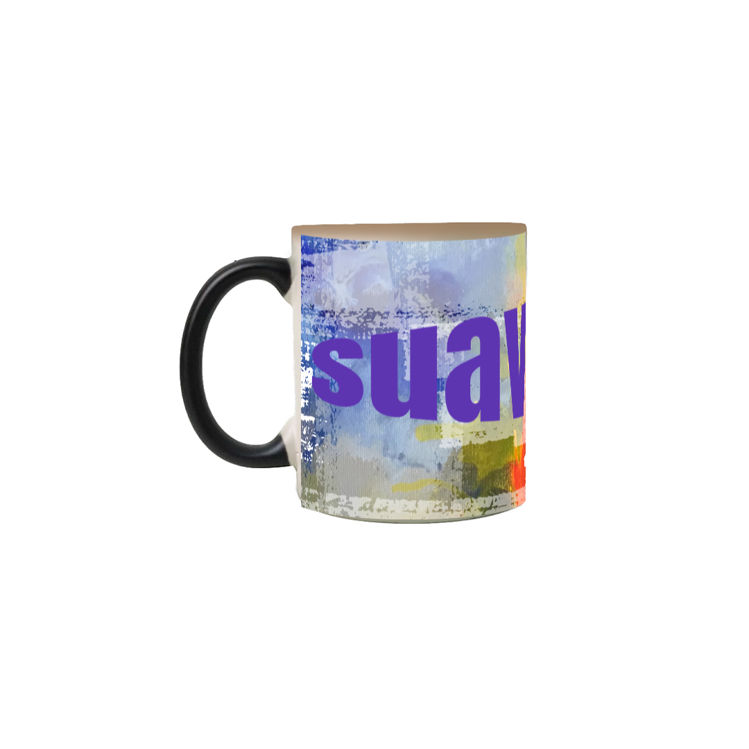 Palavra escrita em xícara - suavidade