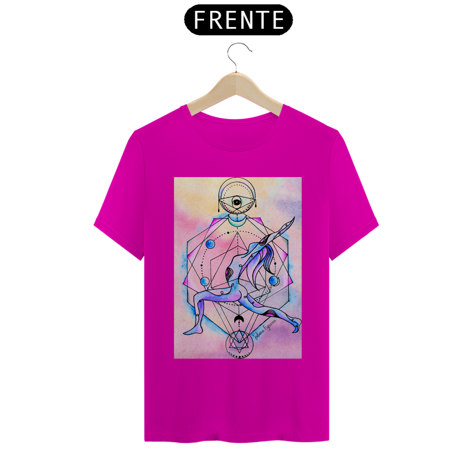 Camiseta Masculina Ilustração Yoga