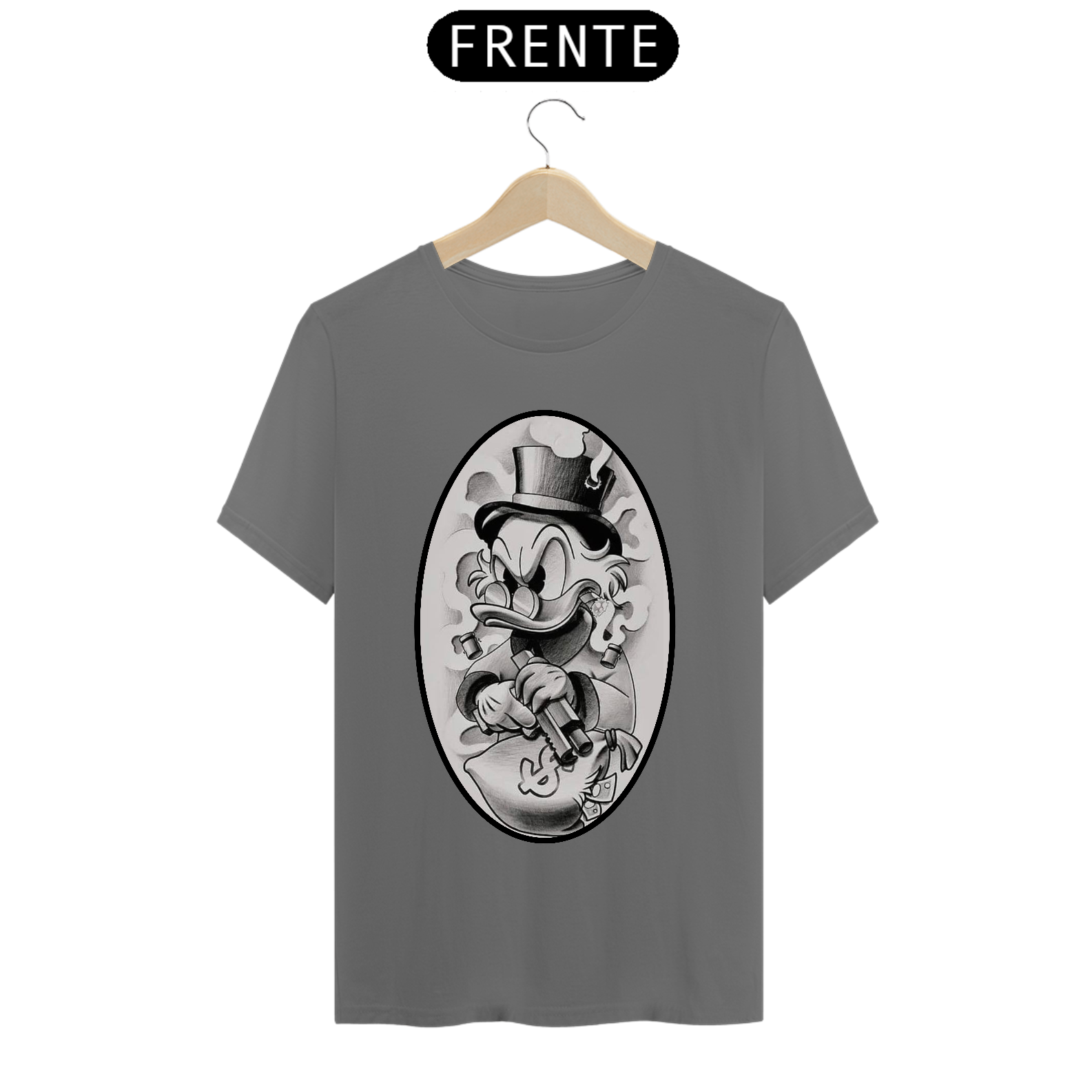 Camisa Tio patinhas desenho em graffite