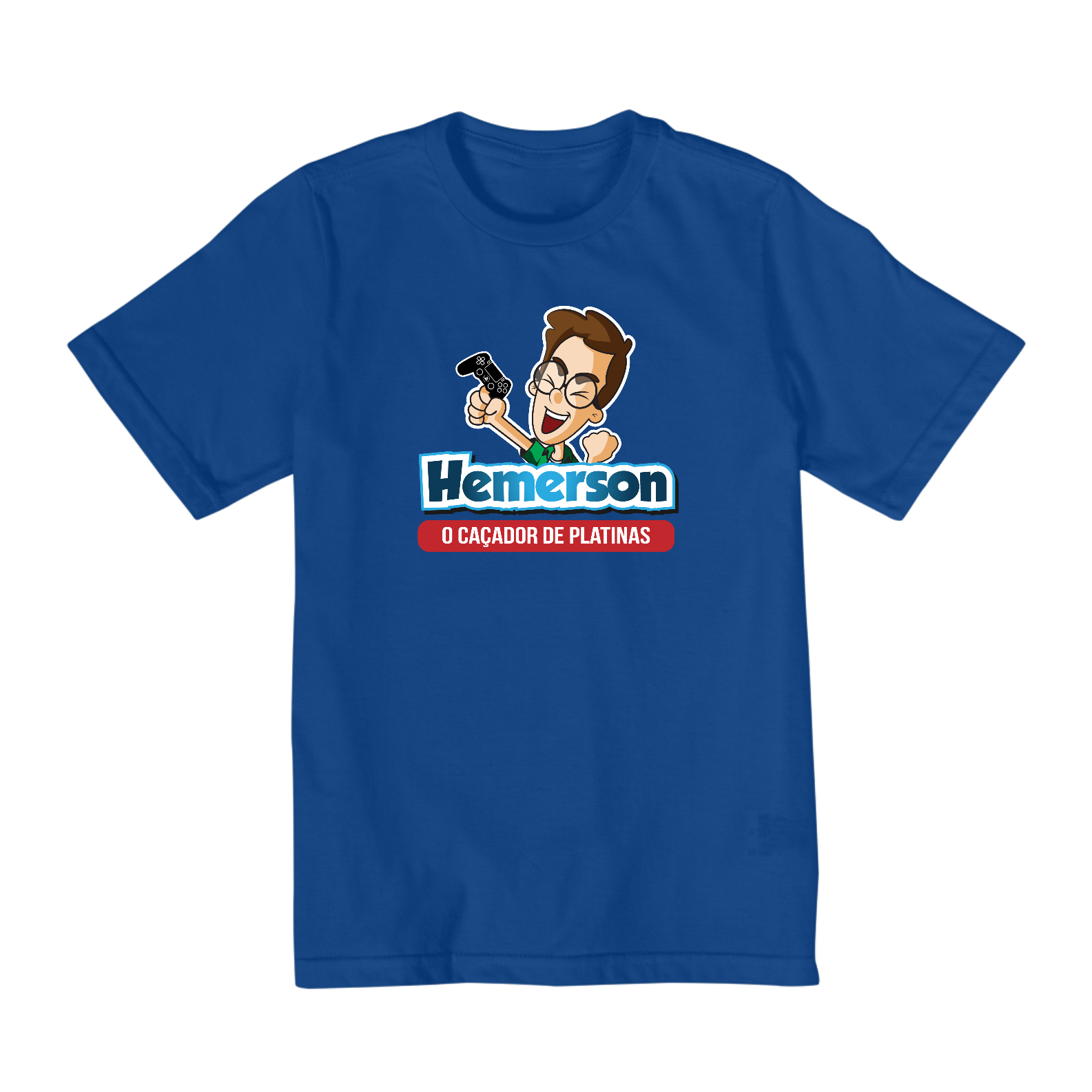 Nome do produto  Camiseta Infantil 2 a 8 anos Canal Hemerson o Caçador de Platinas