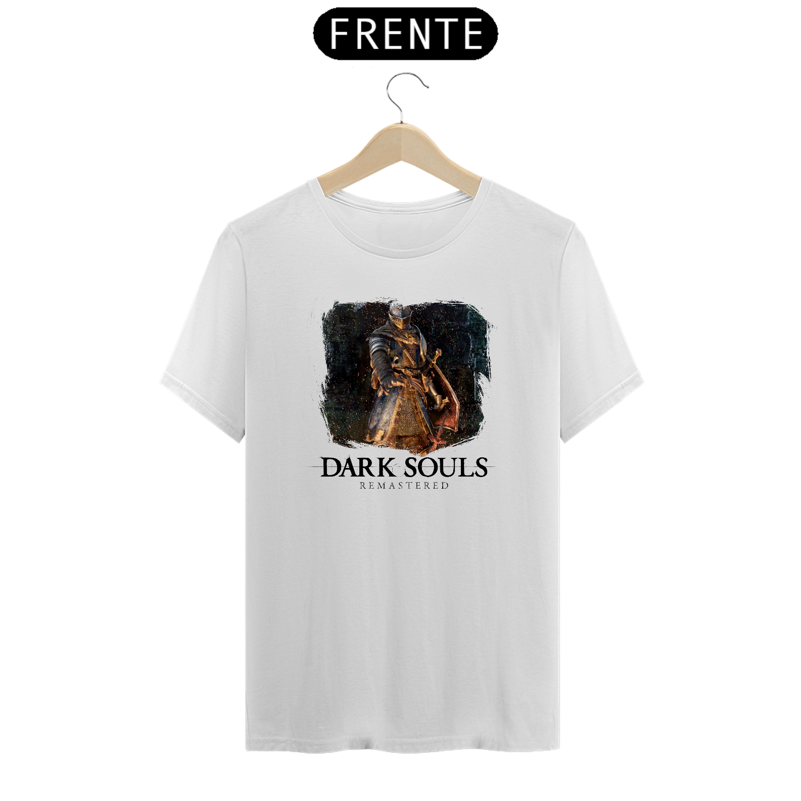 Nome do produto  Camiseta Dark Souls branca ou cinza
