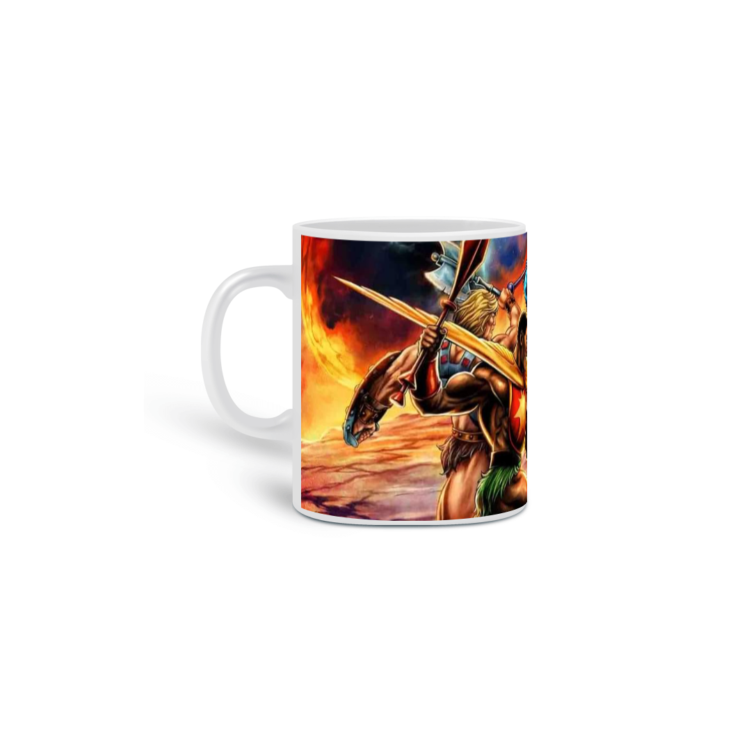 Nome do produto  Caneca He Man arte Sun Man
