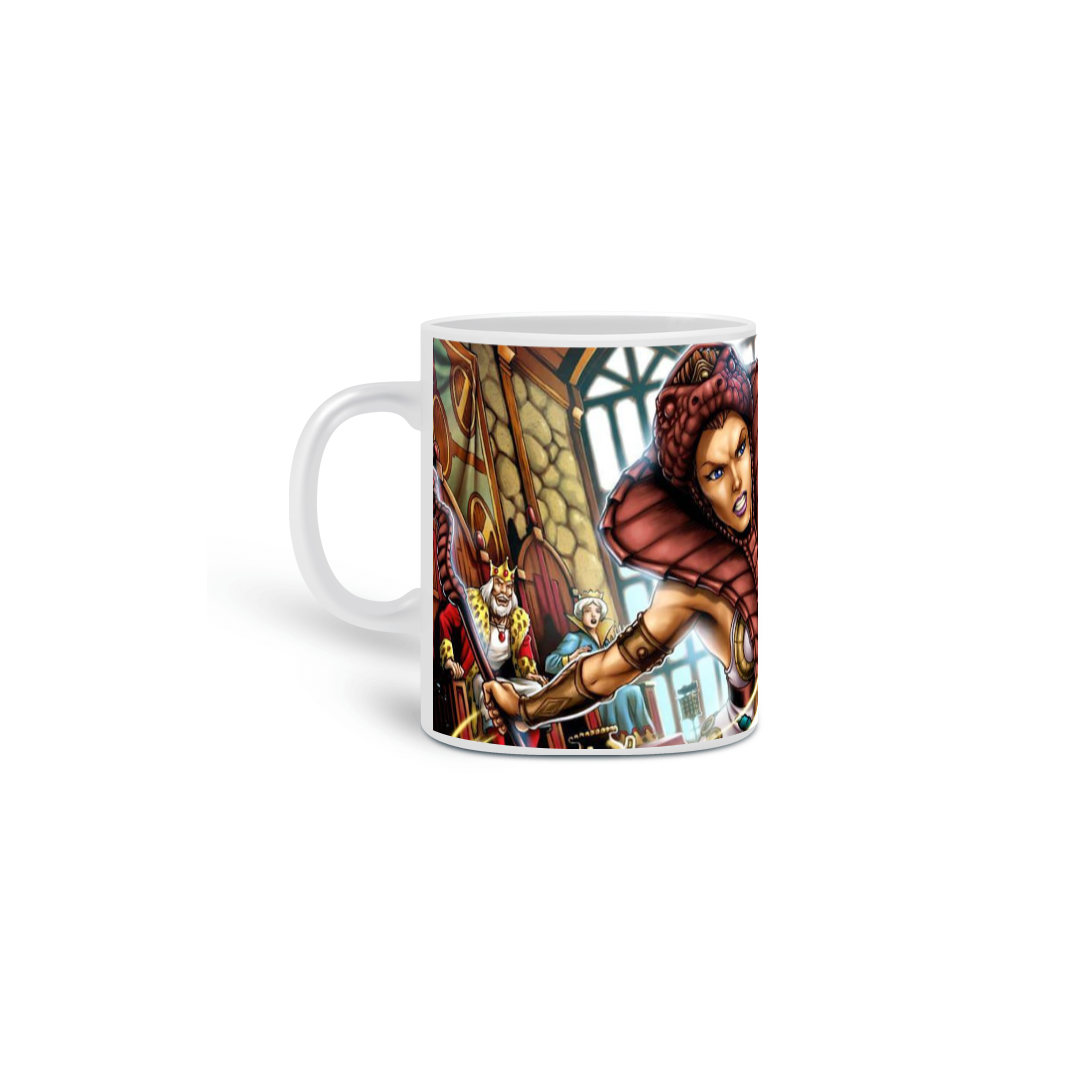 Nome do produto  Caneca He Man arte Teela