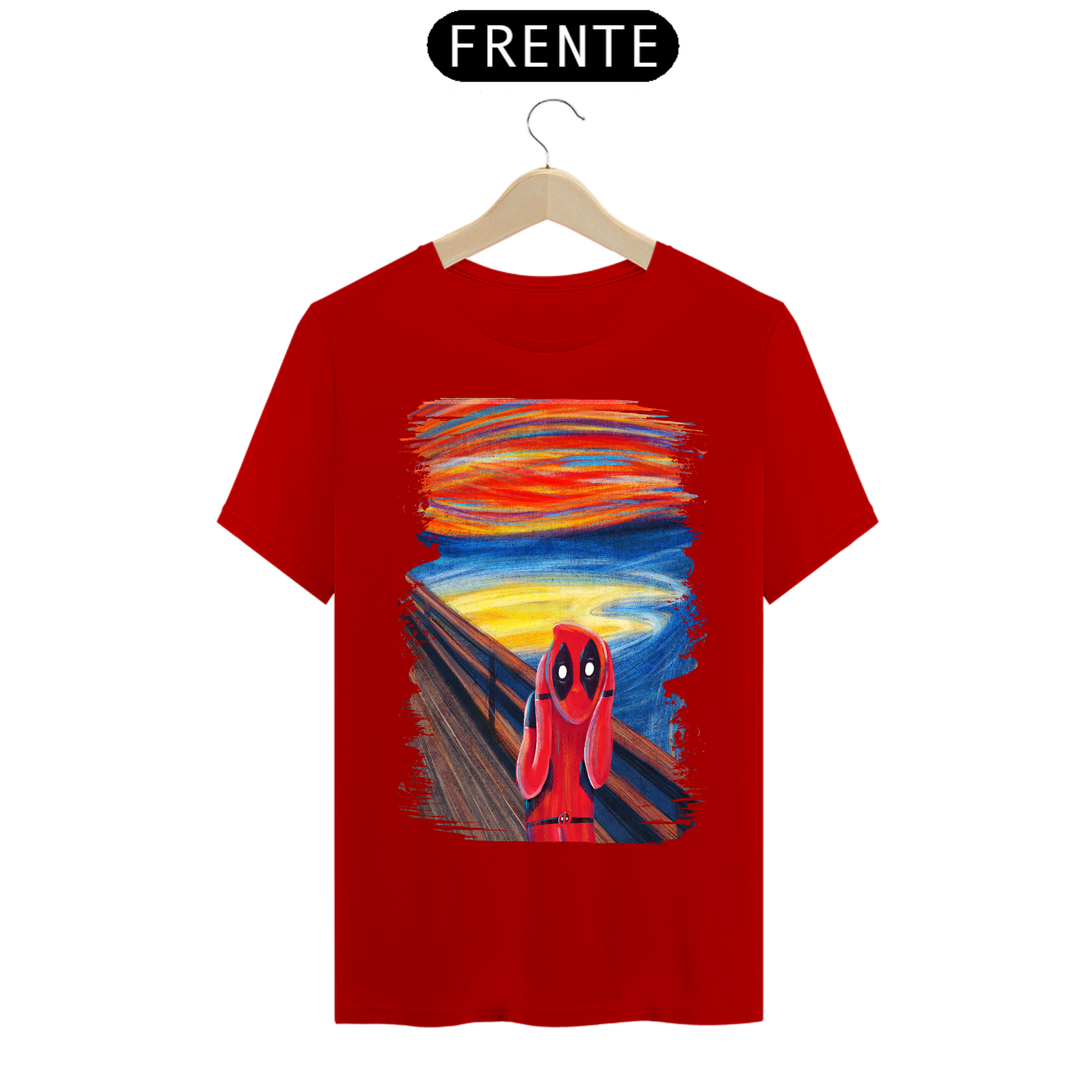Camiseta o grito pintura