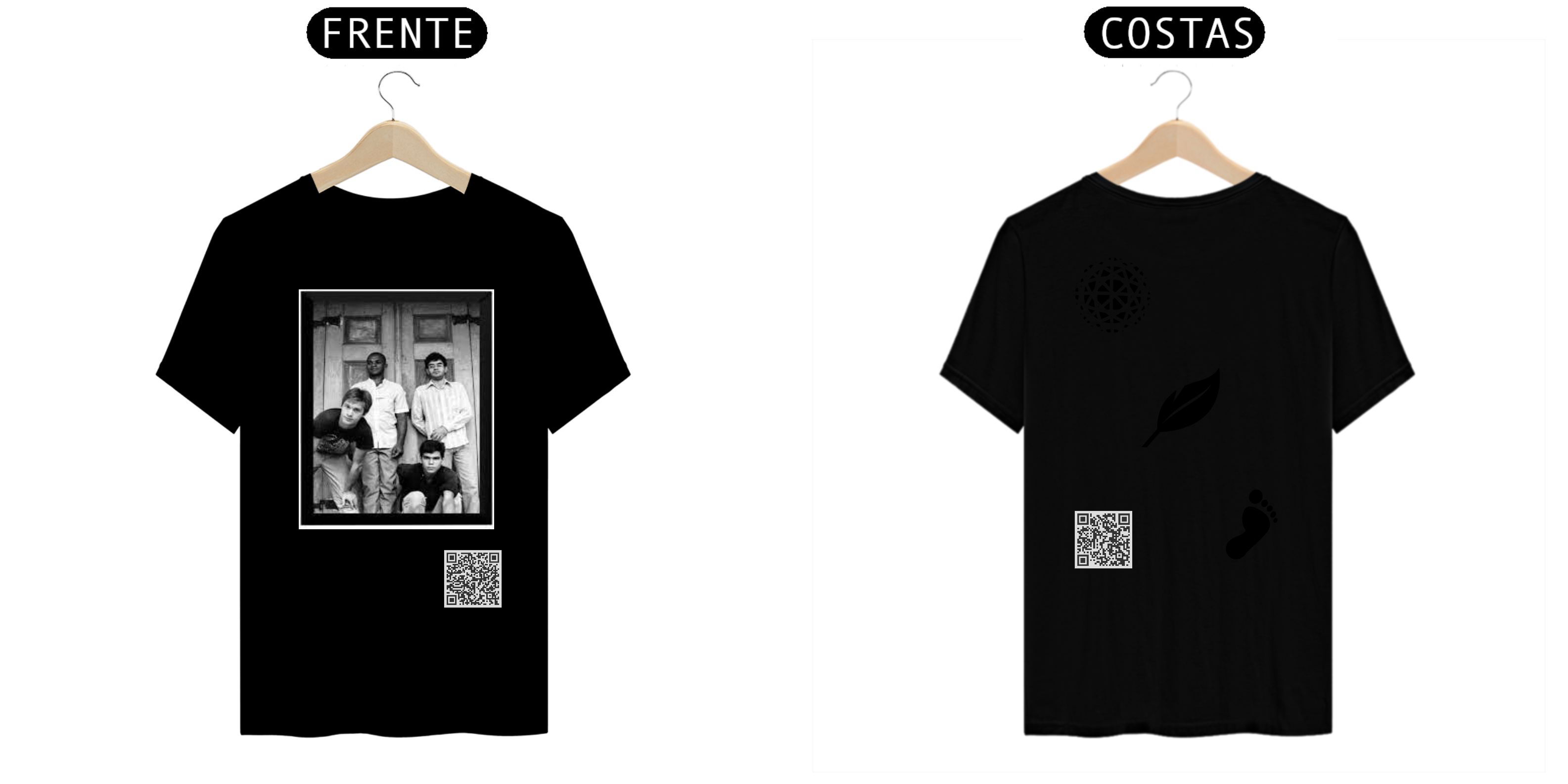 Nome do produto: camisa legião com QRcode