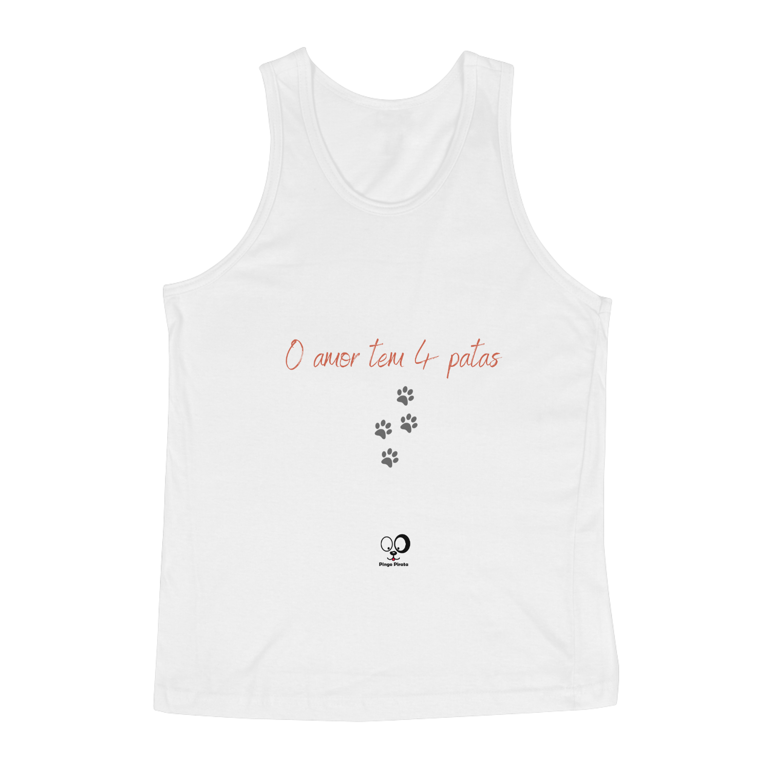 Camiseta Pingo Pirata - O amor tem 4 patas