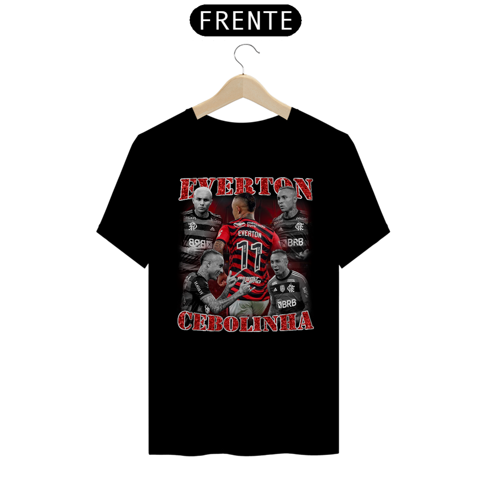 Camiseta Everton Cebolinha Flamengo