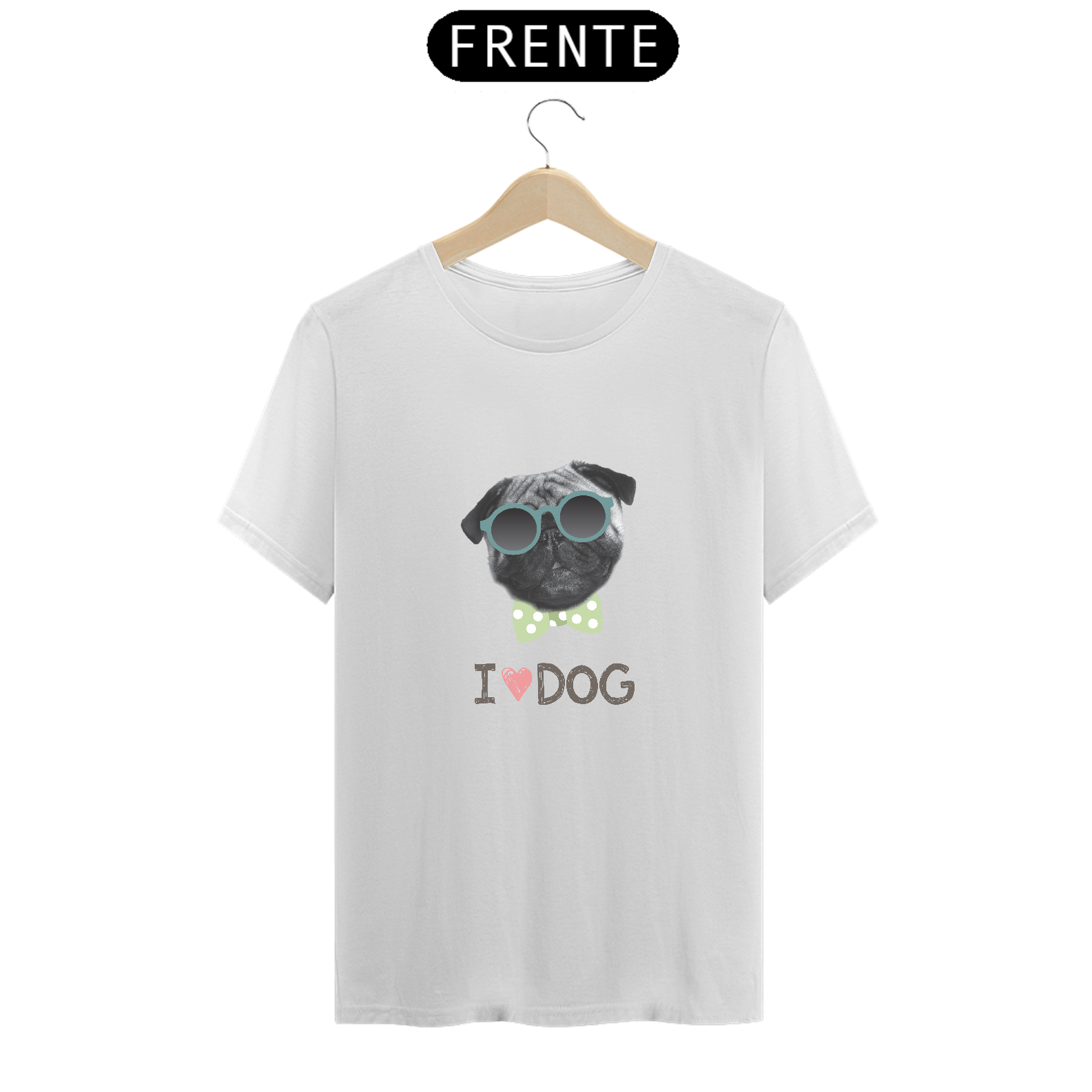 Nome do produto  Camiseta I love dog