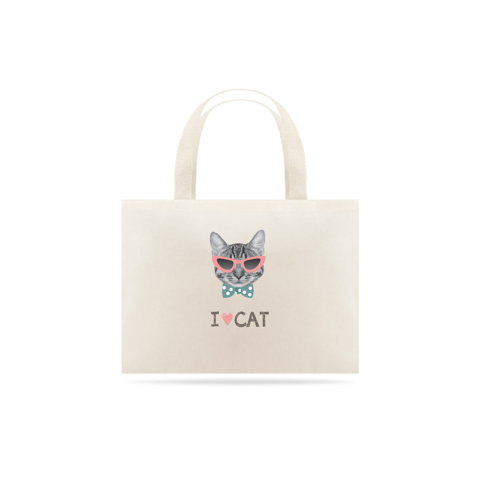 Nome do produto  Eco bag I love cat