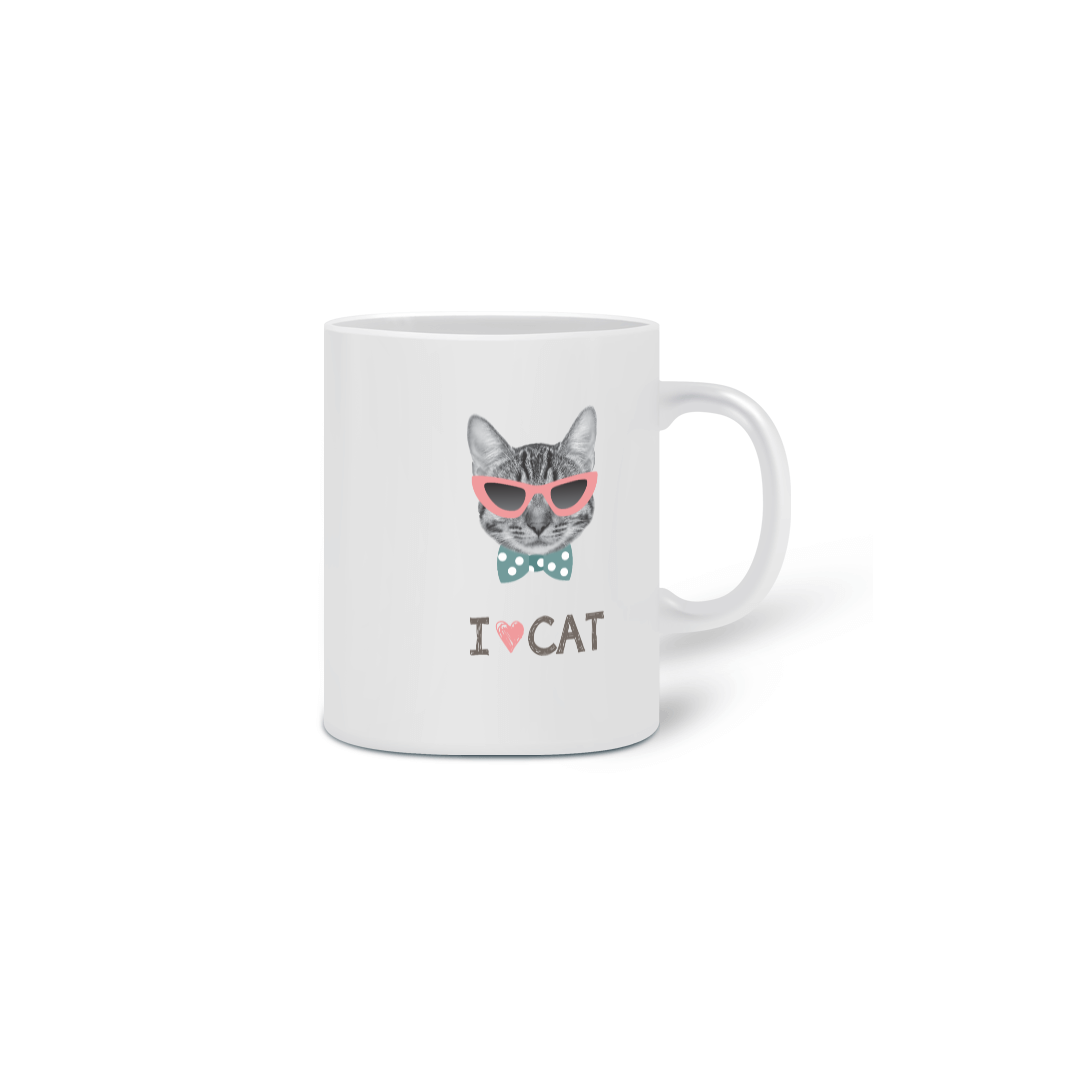 Caneca I love cat