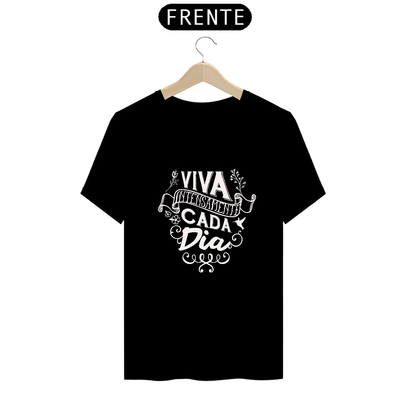 Nome do produto  Camiseta lettering Viva intensamente...
