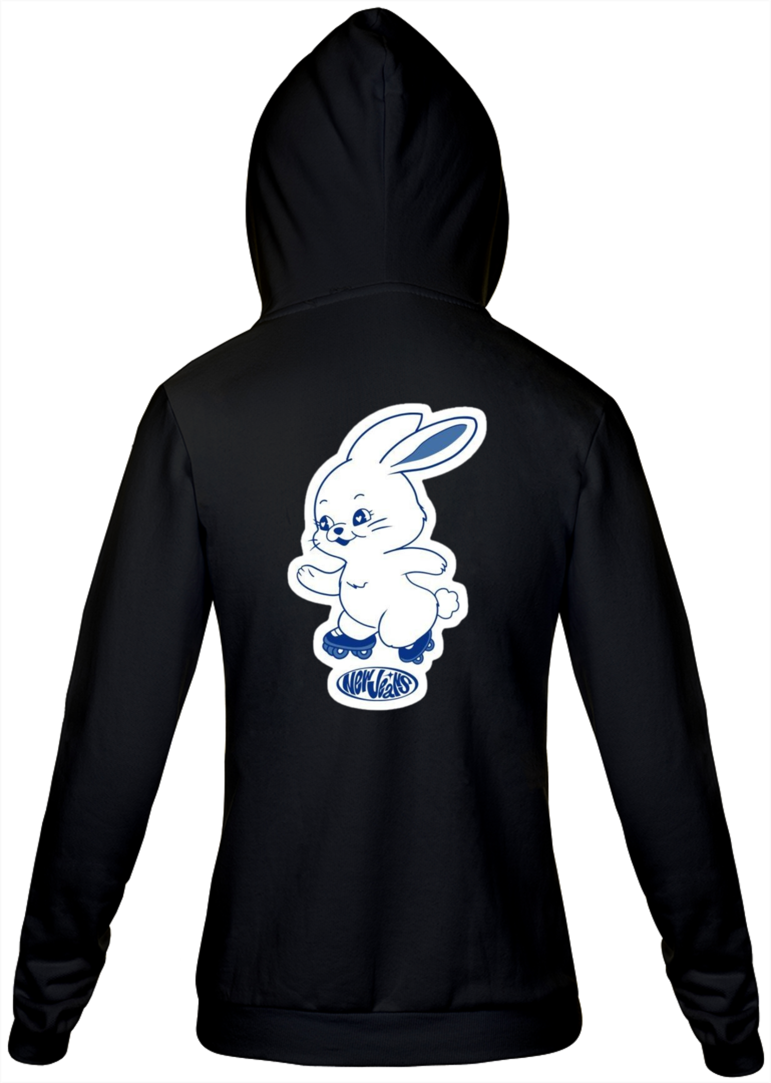 Moletom com zíper NewJeans 