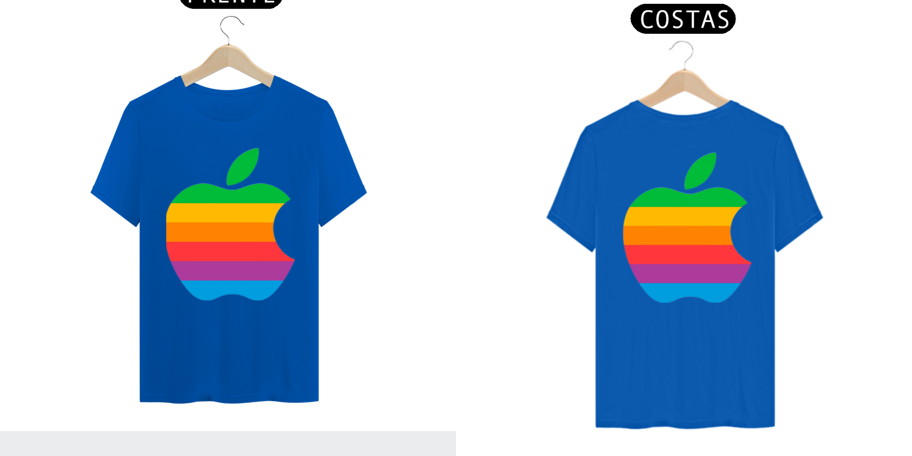 Camiseta Apple Multi Colors