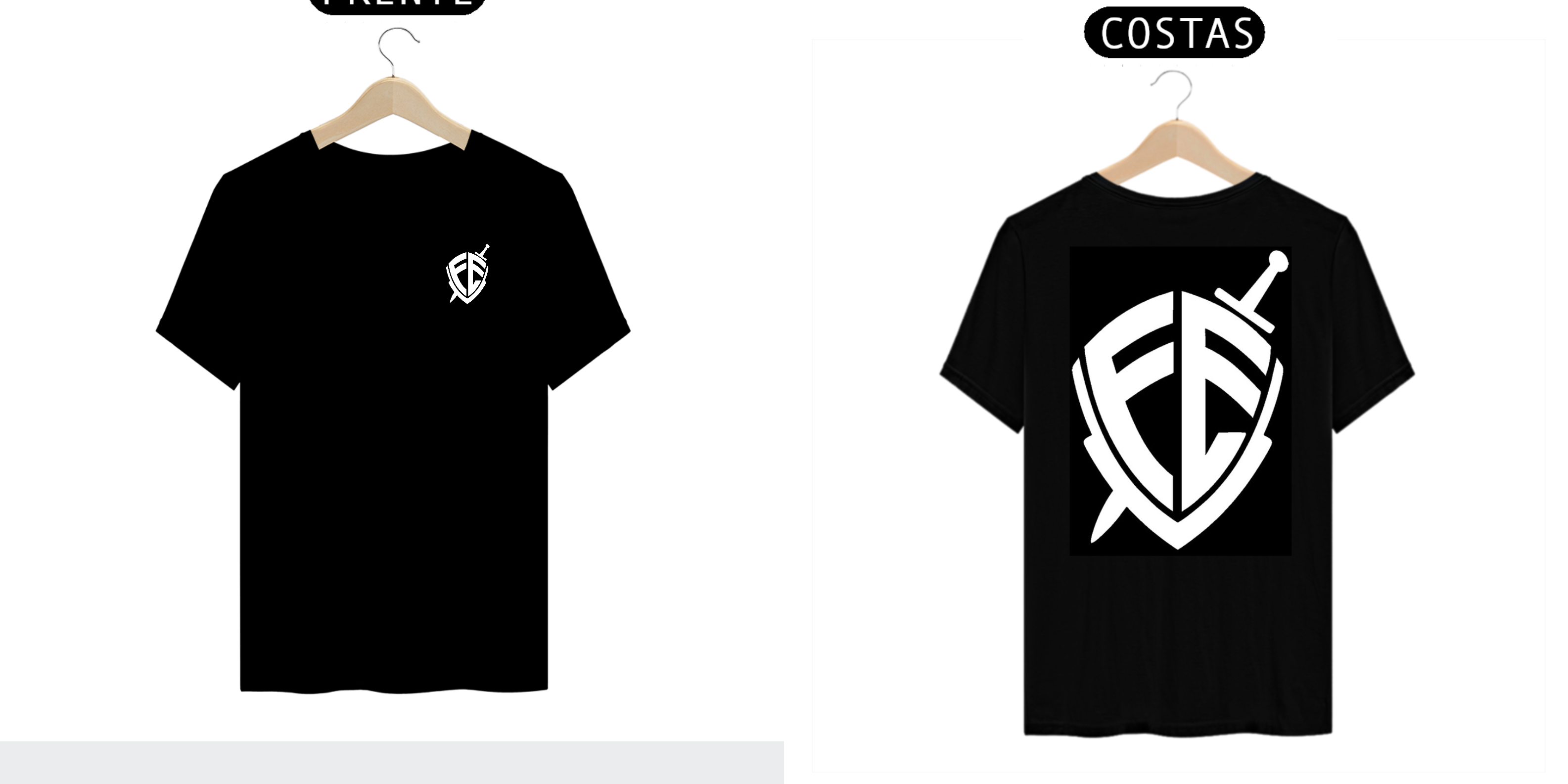 Camiseta FÉ Cor Preta