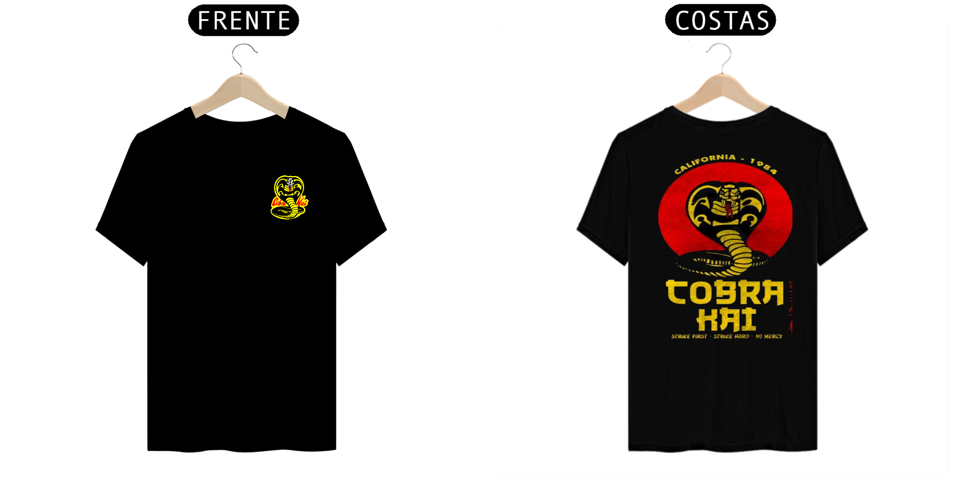 Camiseta Cobra Kai  Black