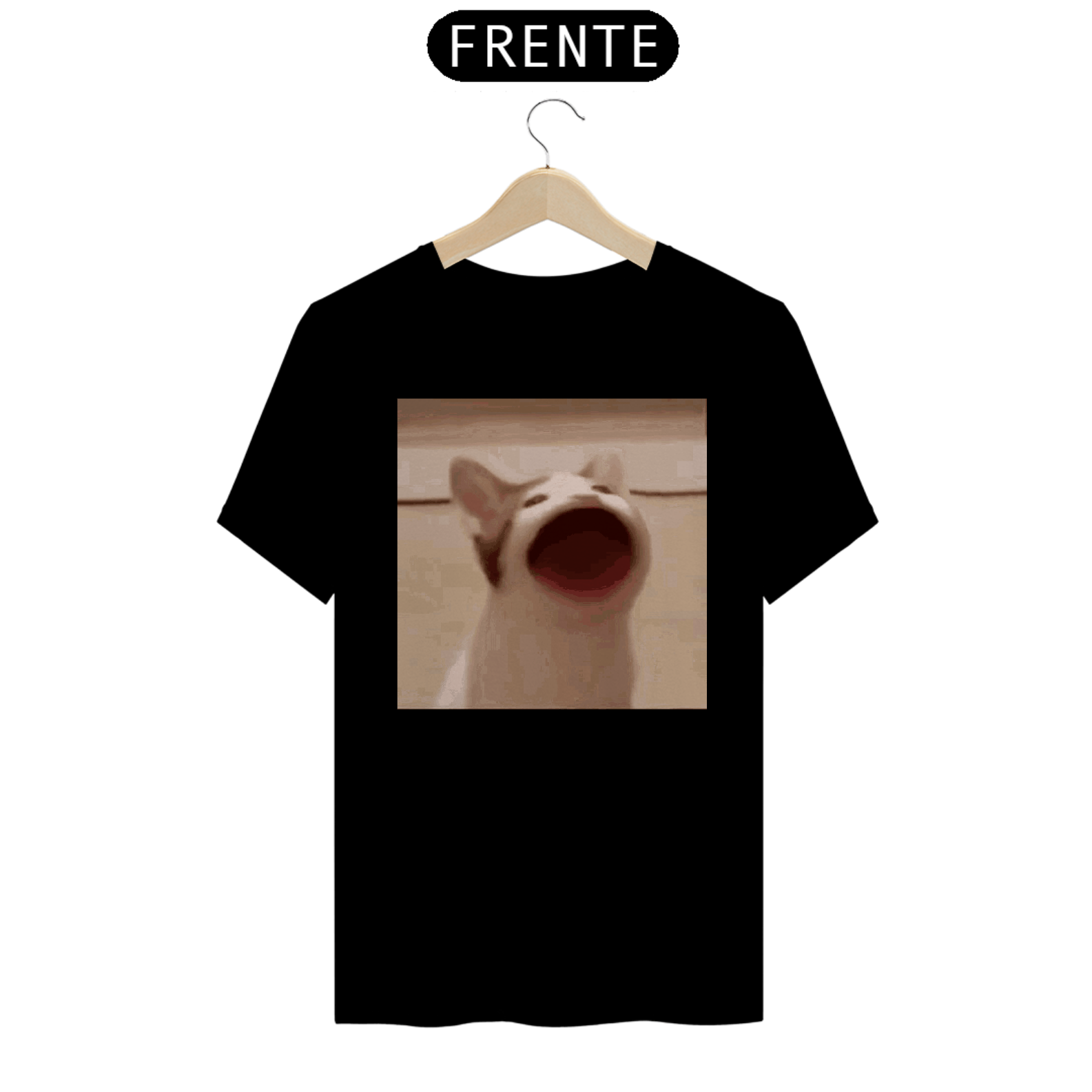 Camisa Gato Boca Aberta