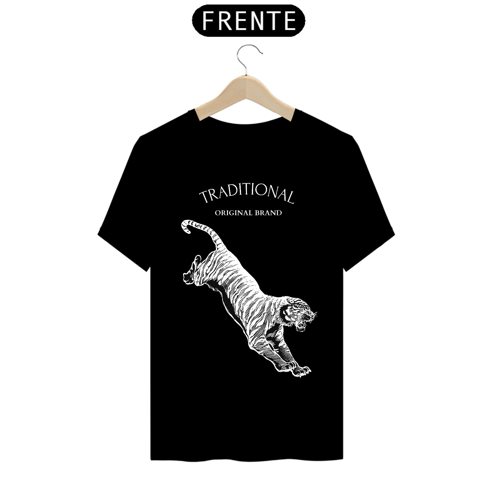 Nome do produto: T - shirt white tiger