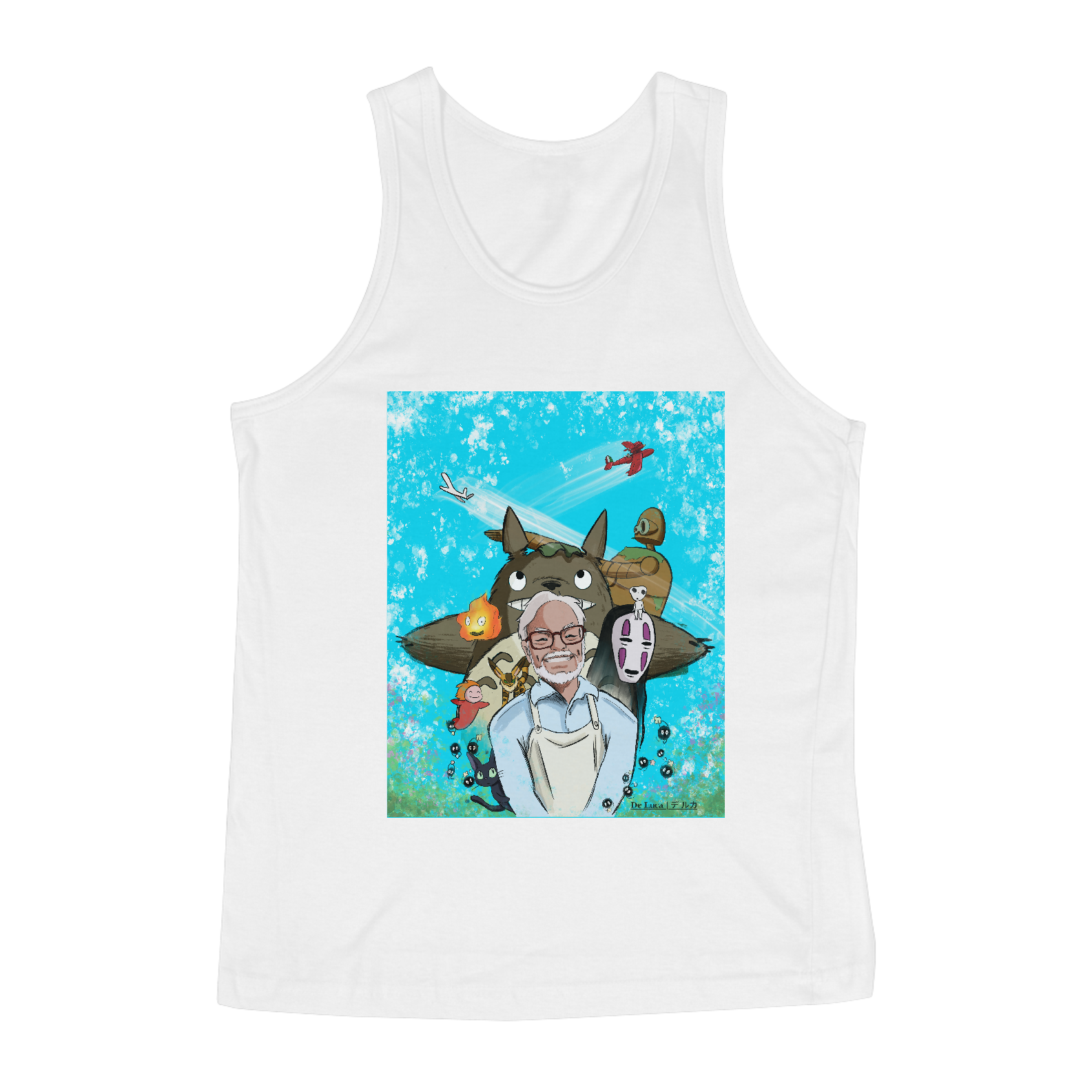 Camiseta Regata Hayao Miyazaki