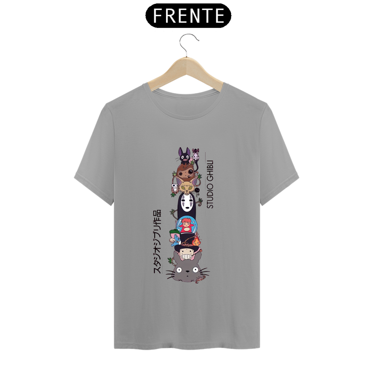 Camiseta Quality Studio Ghibli