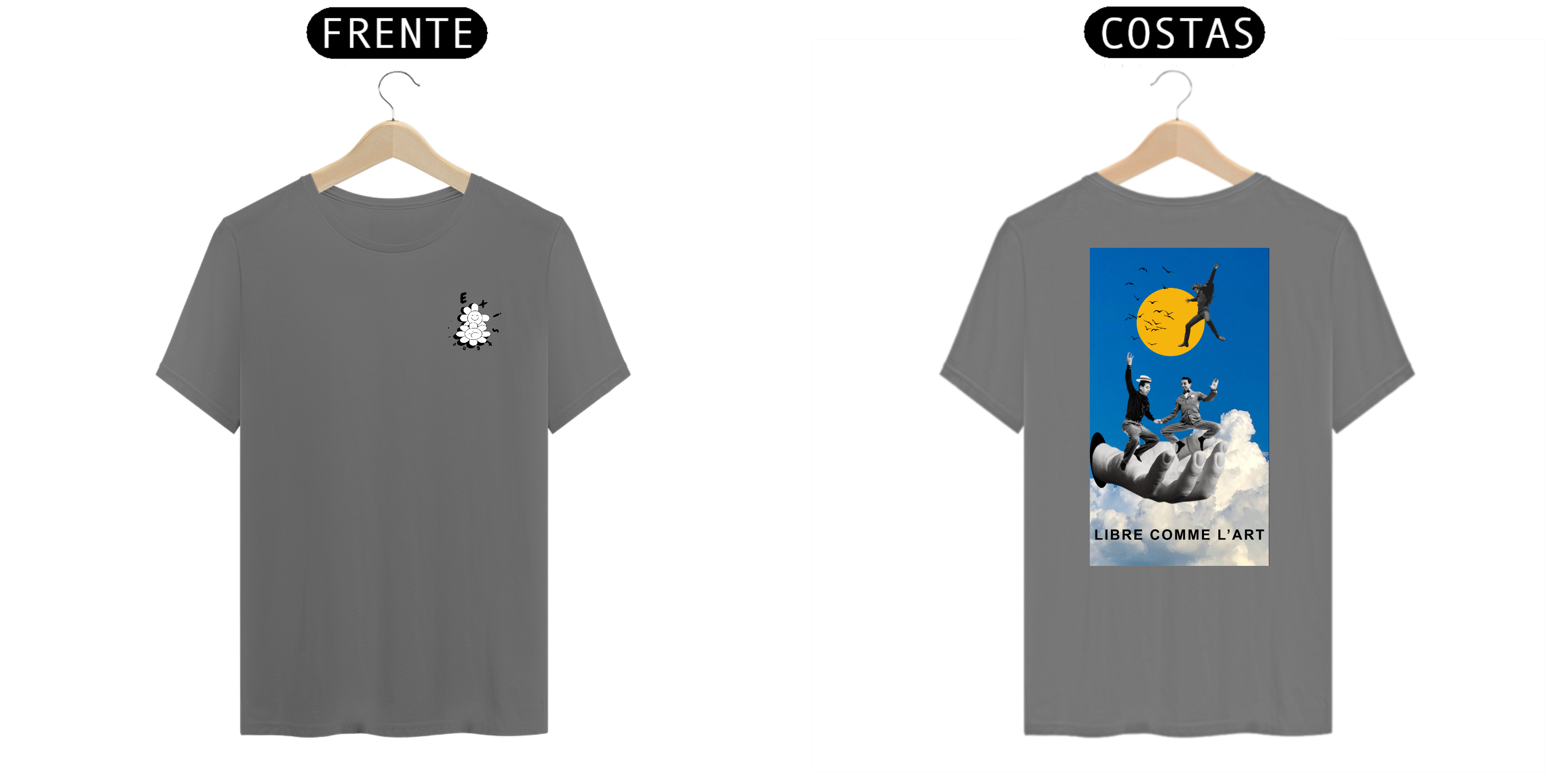 Camiseta livre como a arte 