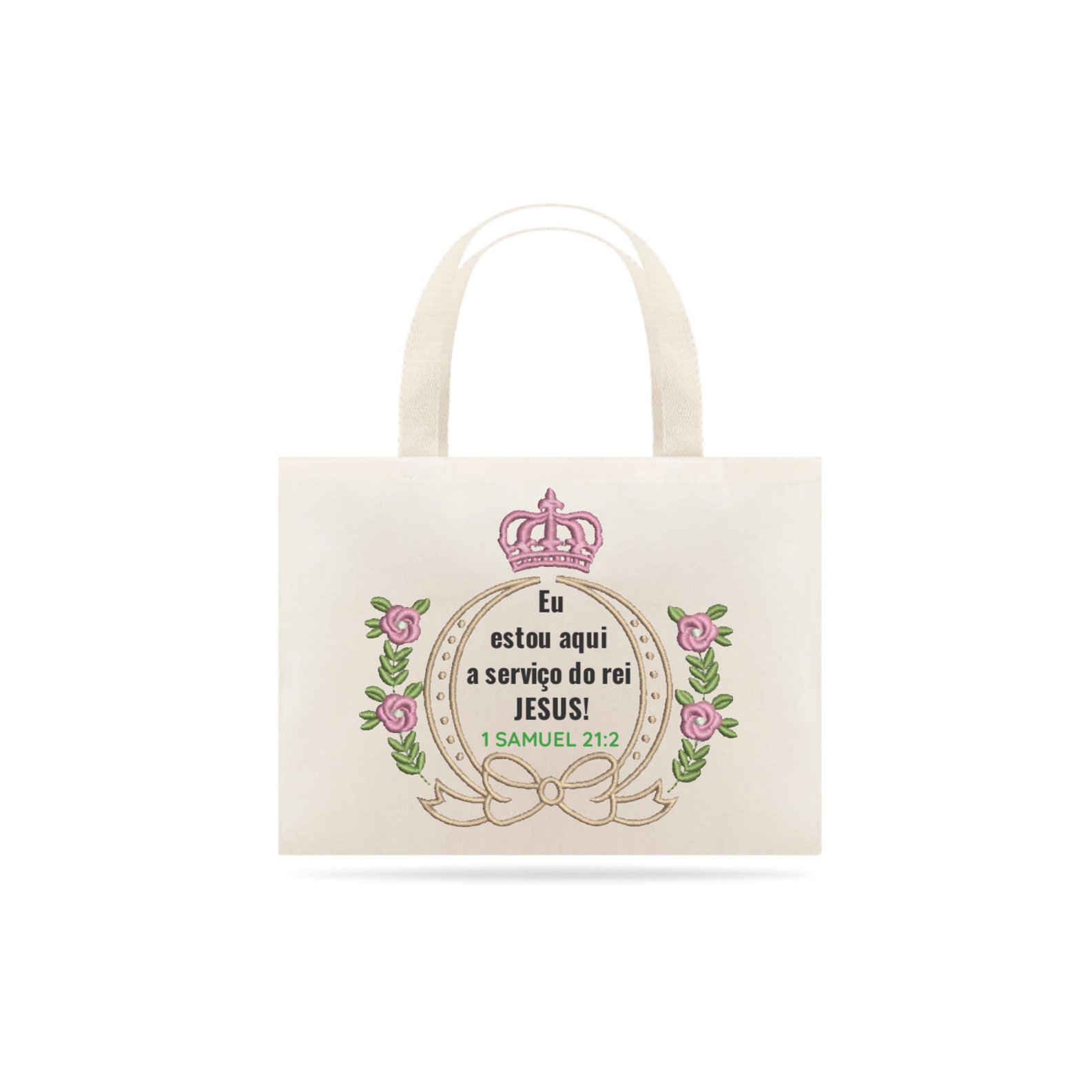 SACOLA ECOBAG - 1 SAMUEL 21:2 - M1