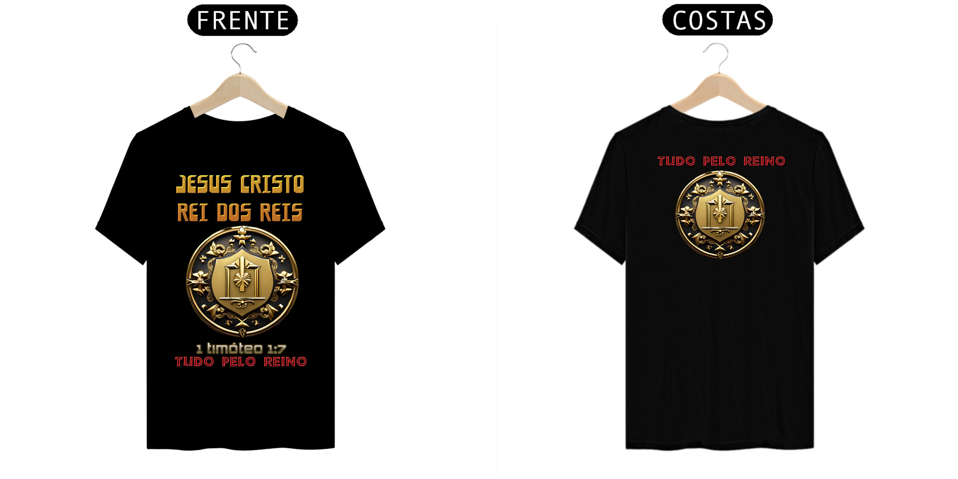 CAMISETA LINHA PRIME - ESTAMPA: 1TIMÒTEO 1:7 m1