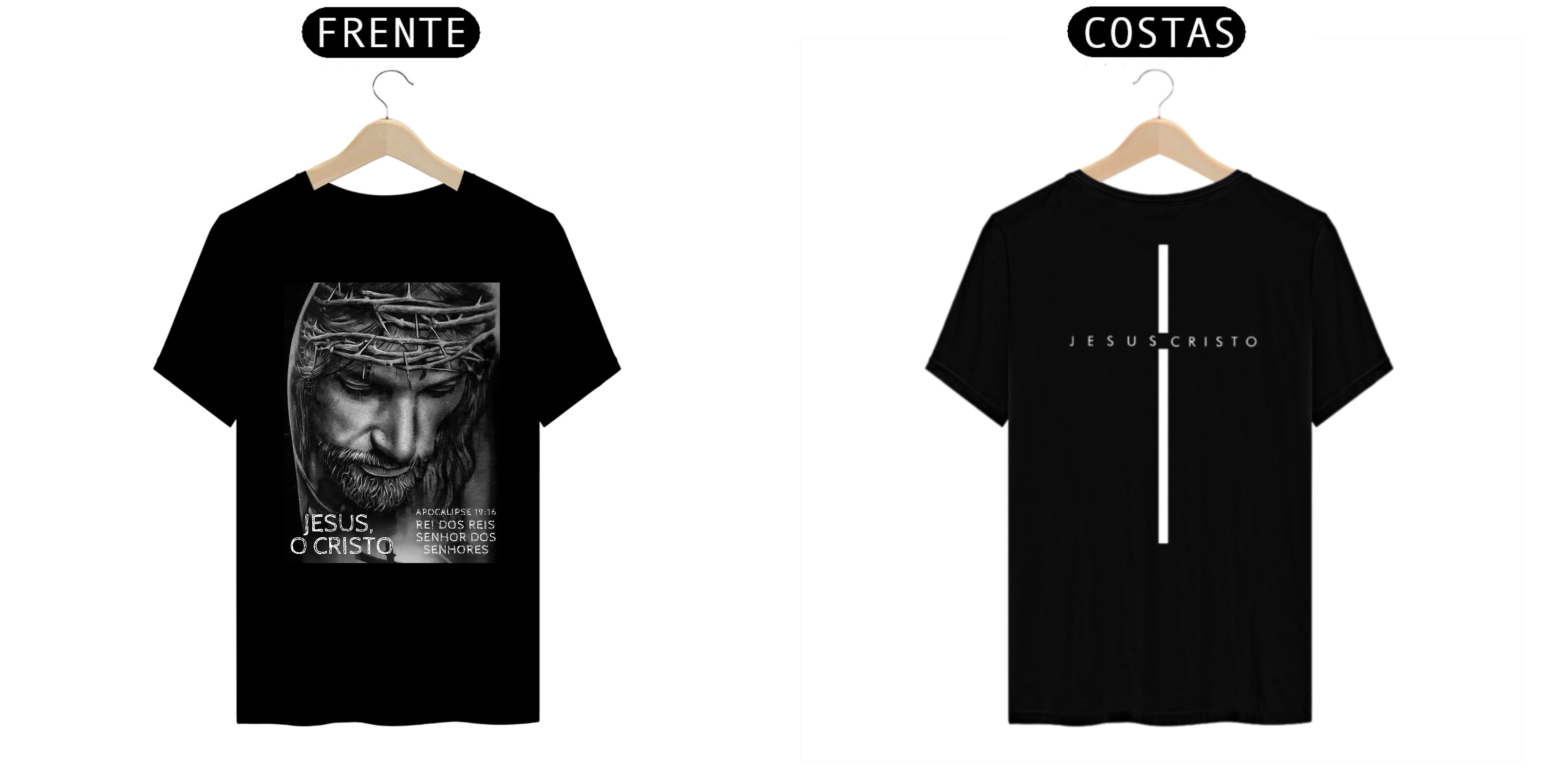 CAMISETA LINHA CLASSIC - JESUS O CRISTO - M1