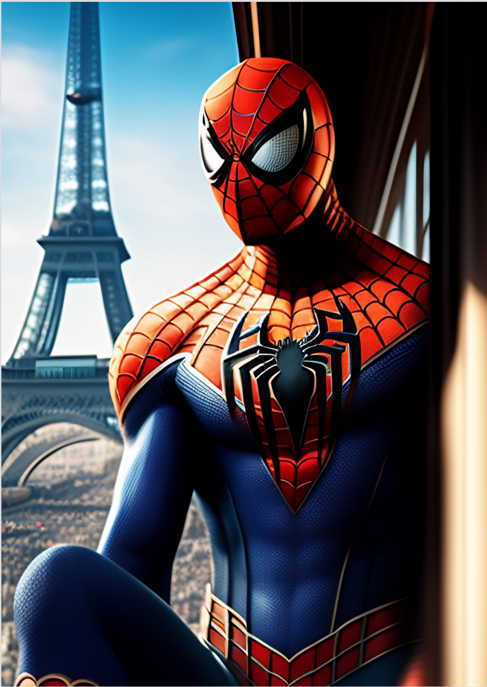 Nome do produto  Homem Aranha em Paris - Pôster