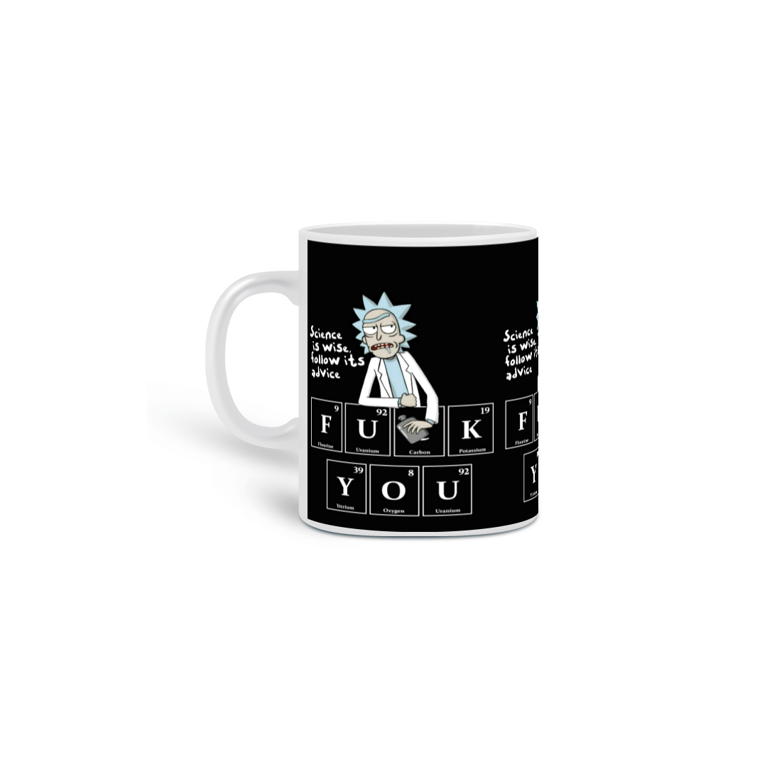 Caneca Rick And Morty #01