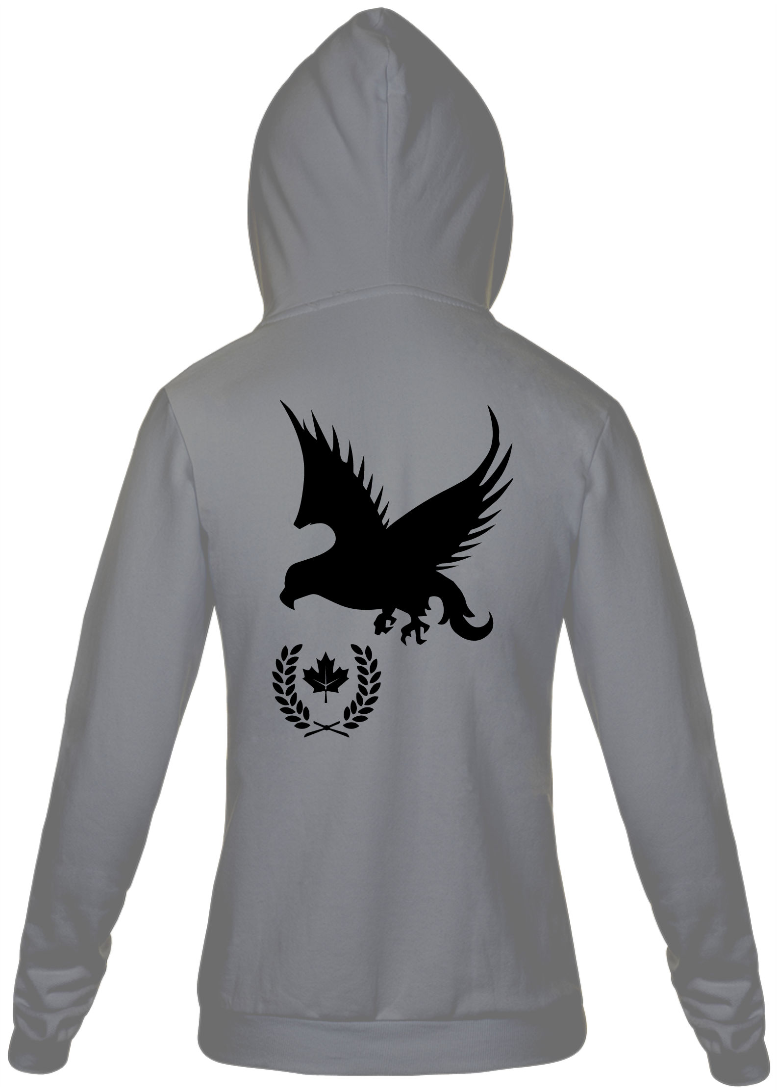 moletom com águia nas costas