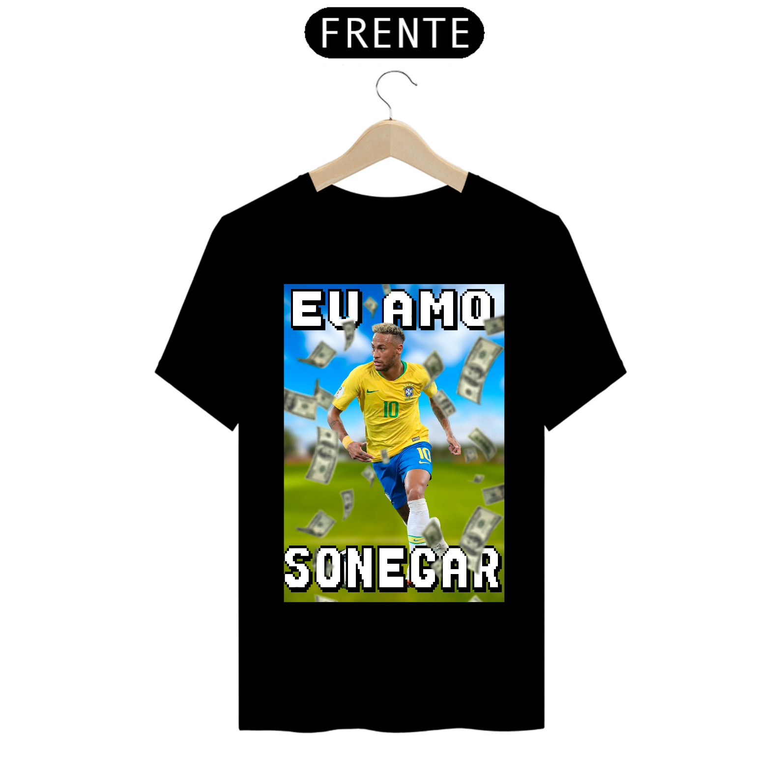 Camisa Eu amo sonegar