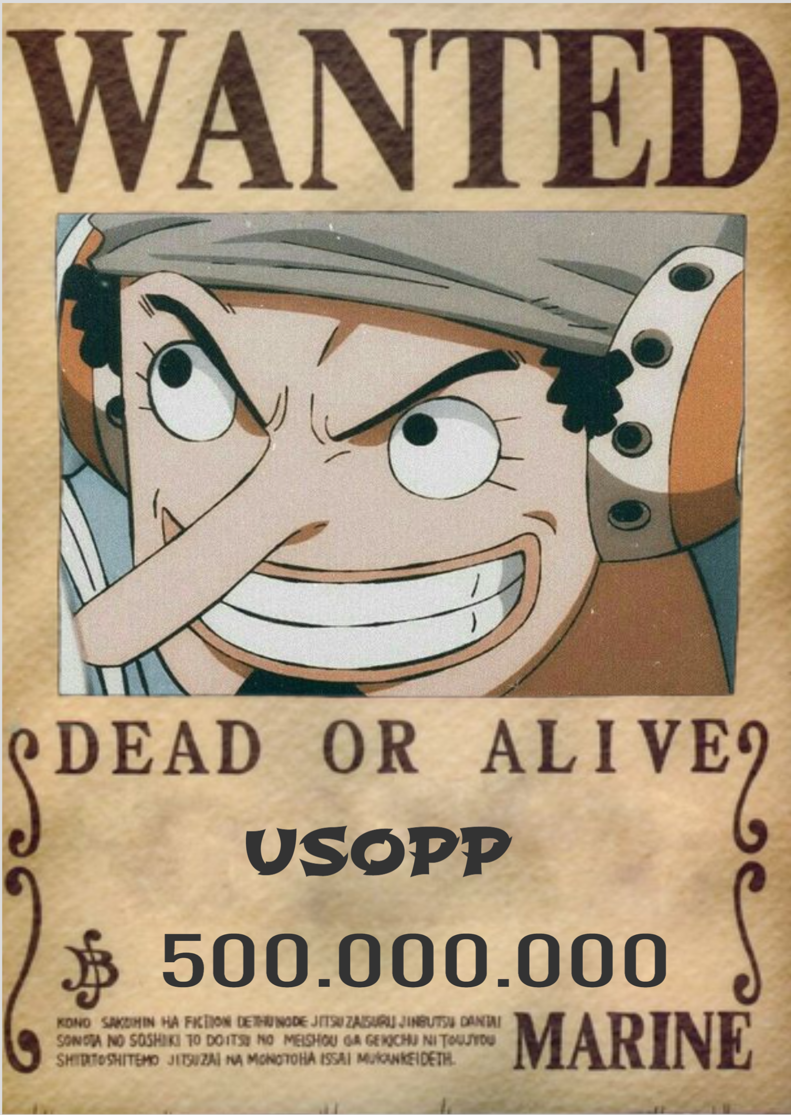 POSTER ONE PIECE USOPP