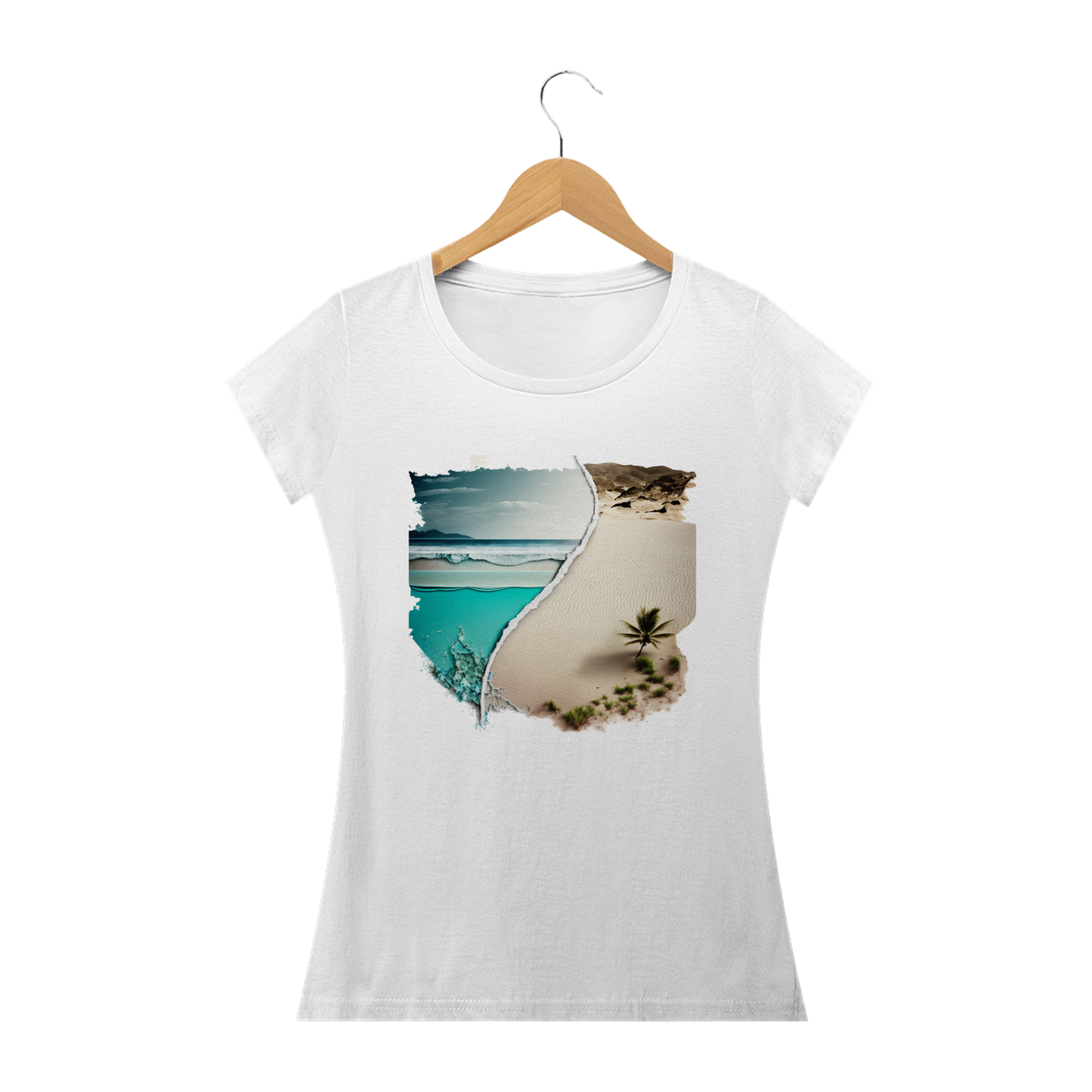 Camisa Baby Look Verão