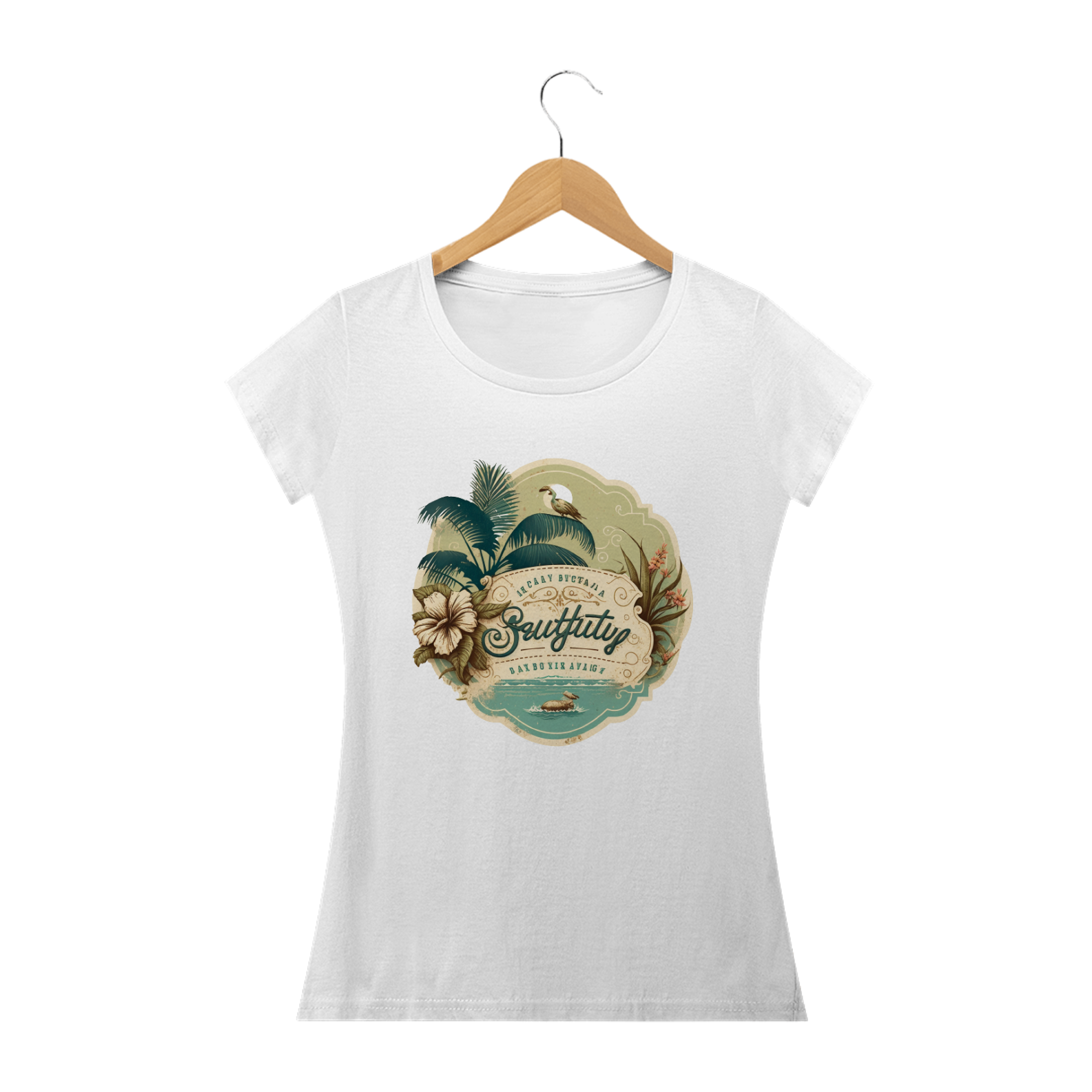 Camisa Baby Look Verão