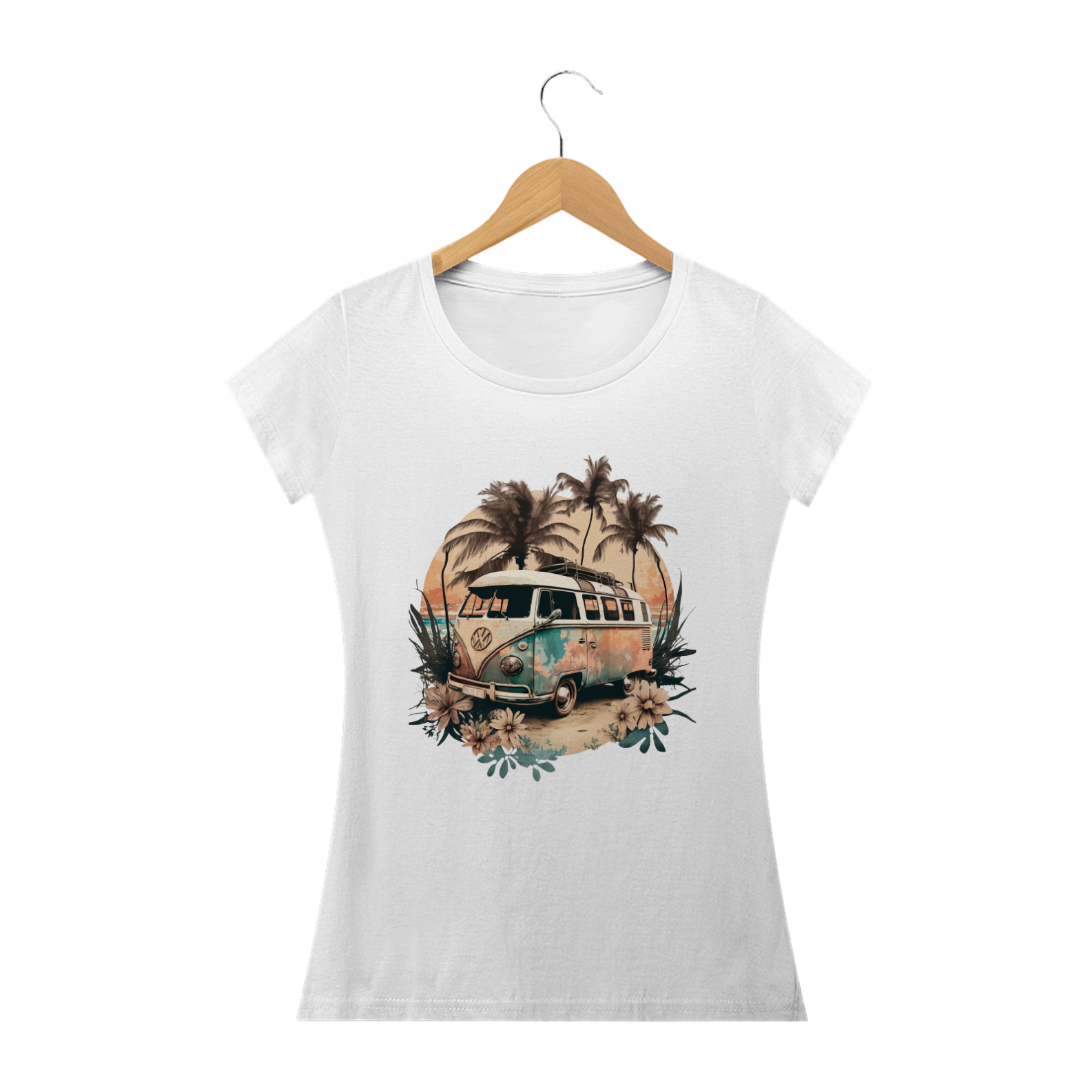 Camisa Baby Look Verão