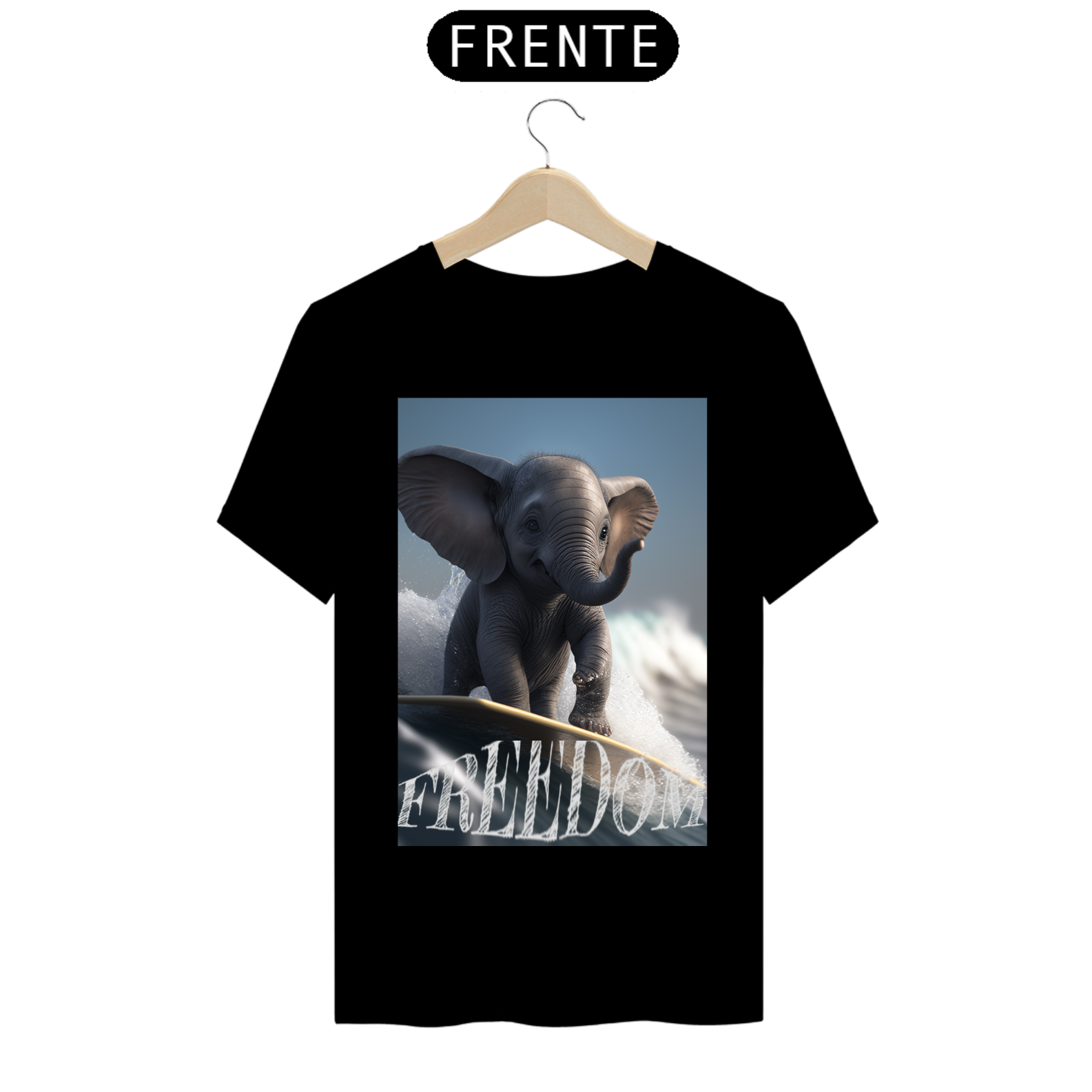 Camisa Bebe Elefante surfista