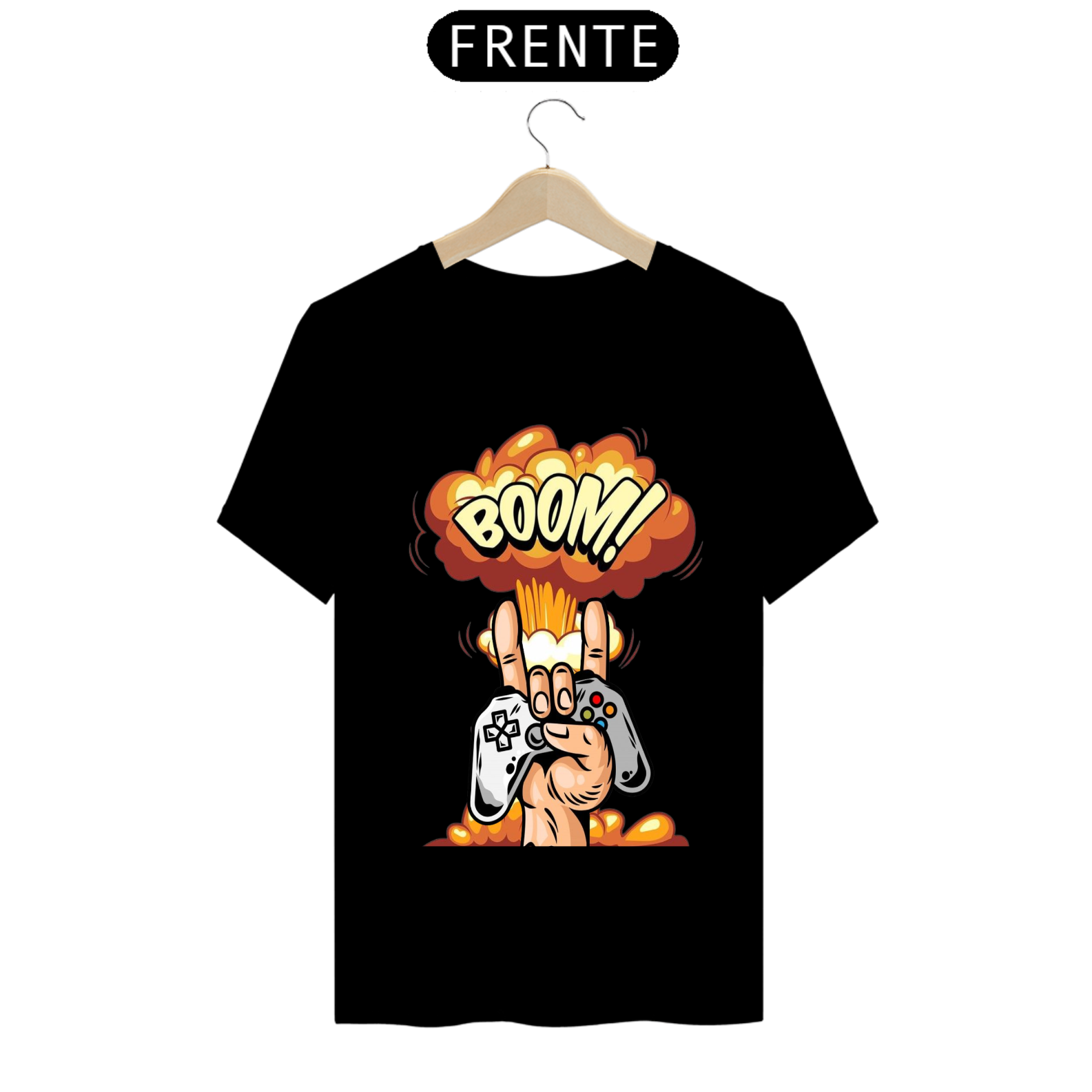Nome do produto: Camiseta BOOM Gamer 