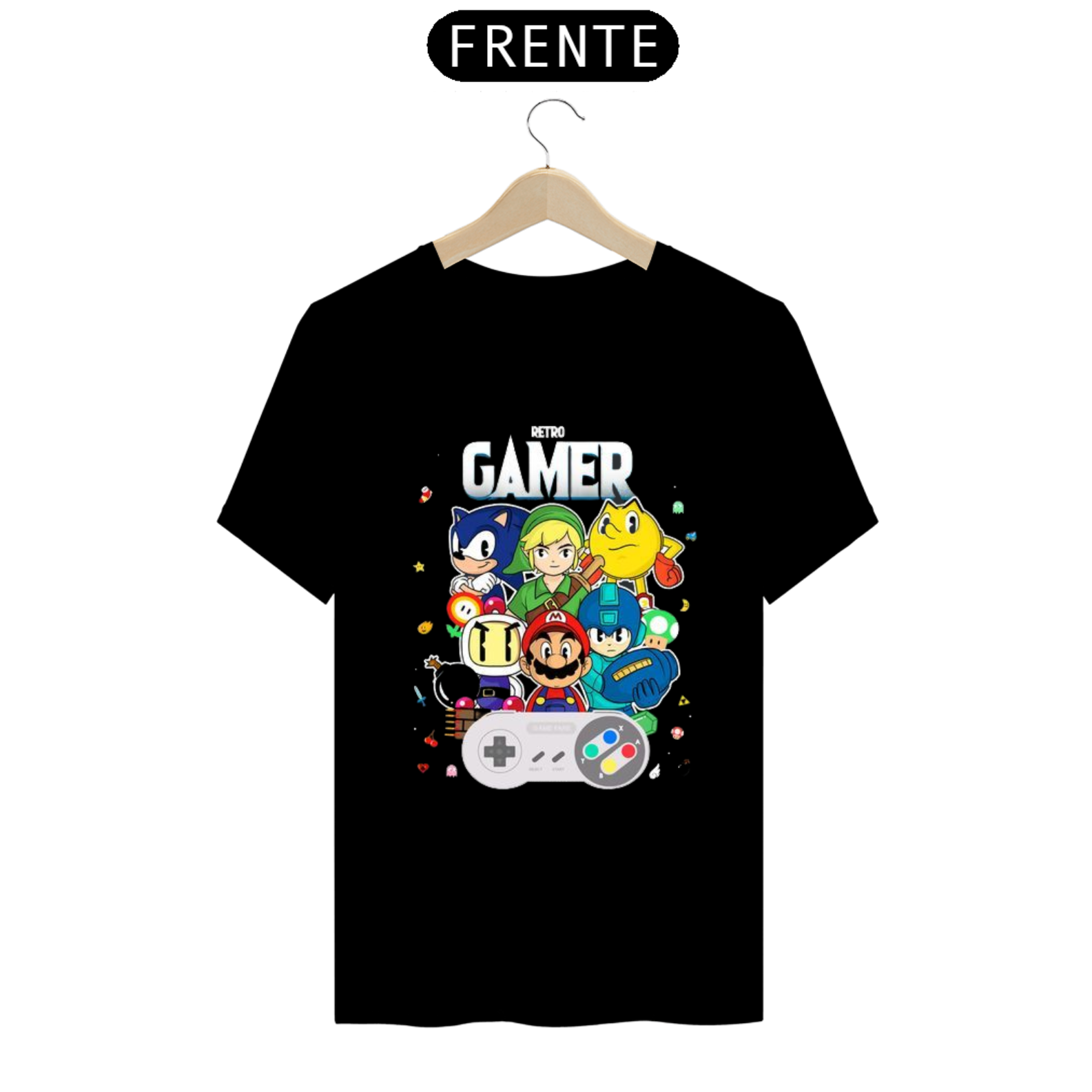 Camiseta Gamer Retro 