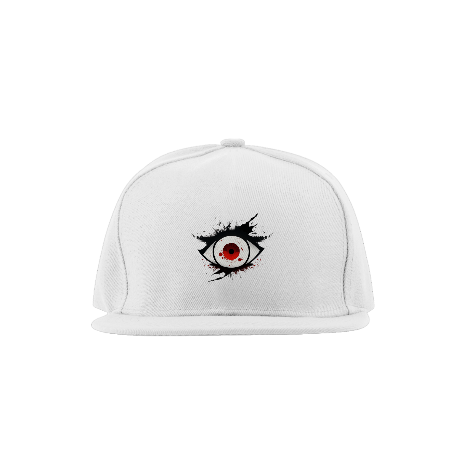 Boné aba reta olhos vermelhos minimalista