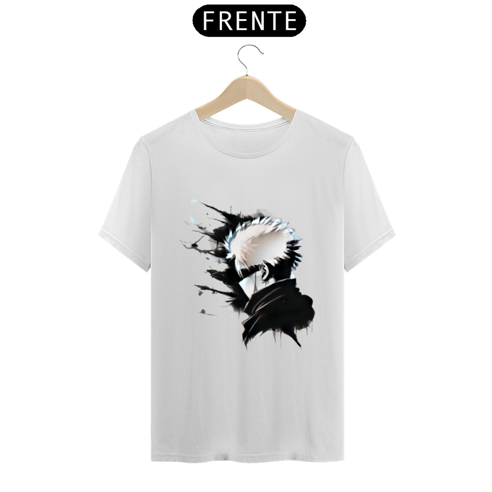 Nome do produto: Camisa estilo anime, gojo minimalista;