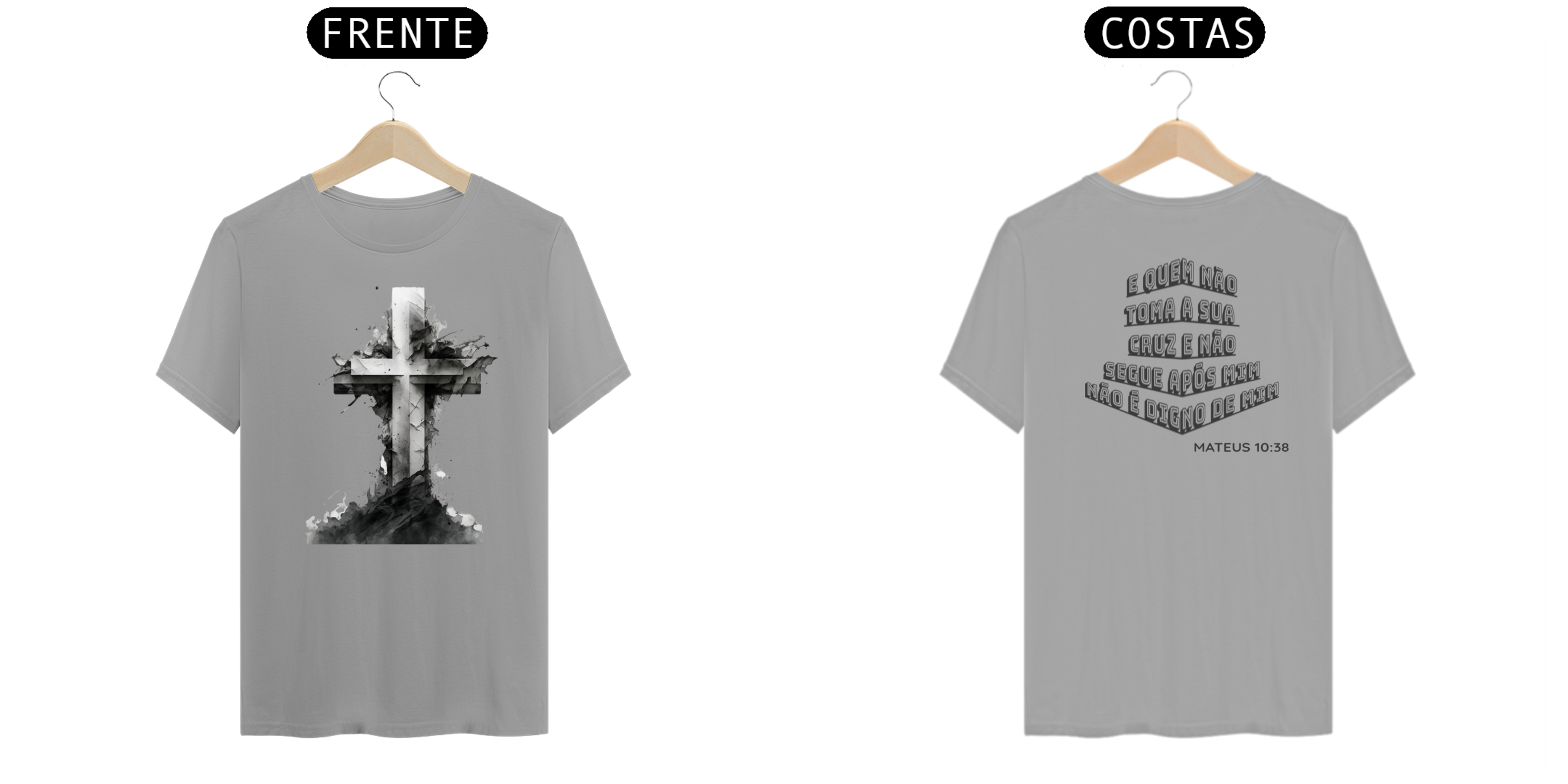 Camisa imagen da CRUZ com versiculo 