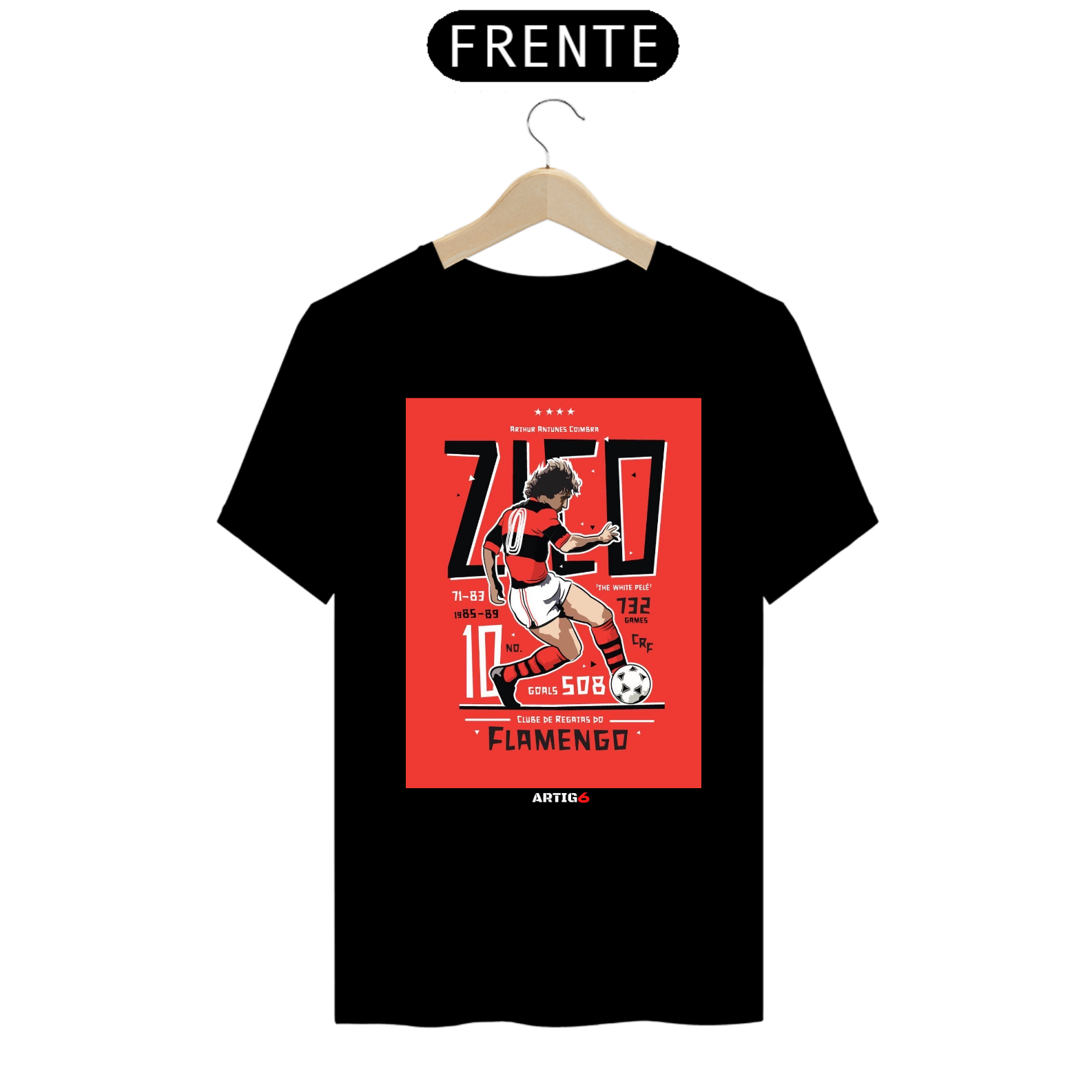 Camiseta ZICO Flamengo