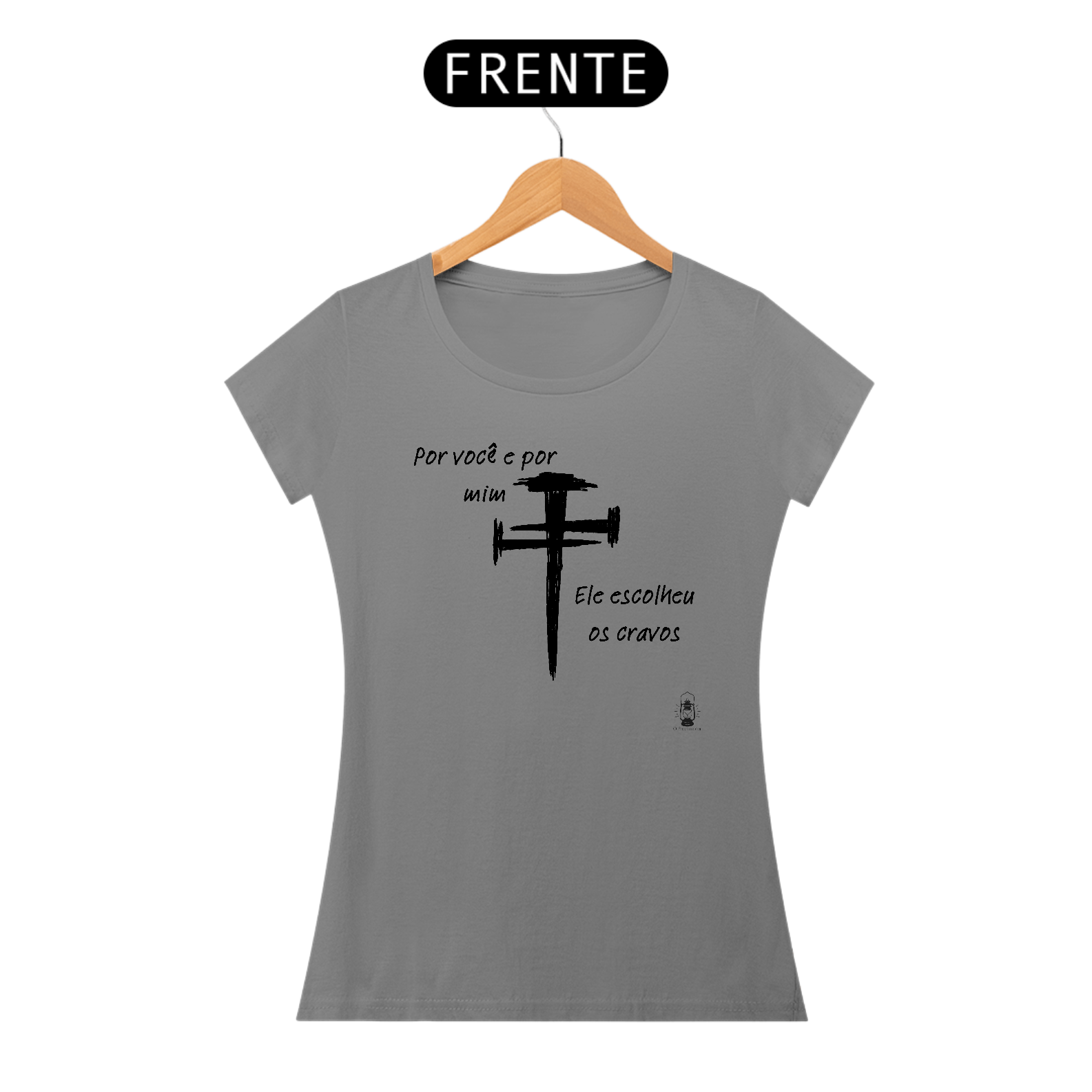 Ele escolheu os cravos (fem. estampa preta)